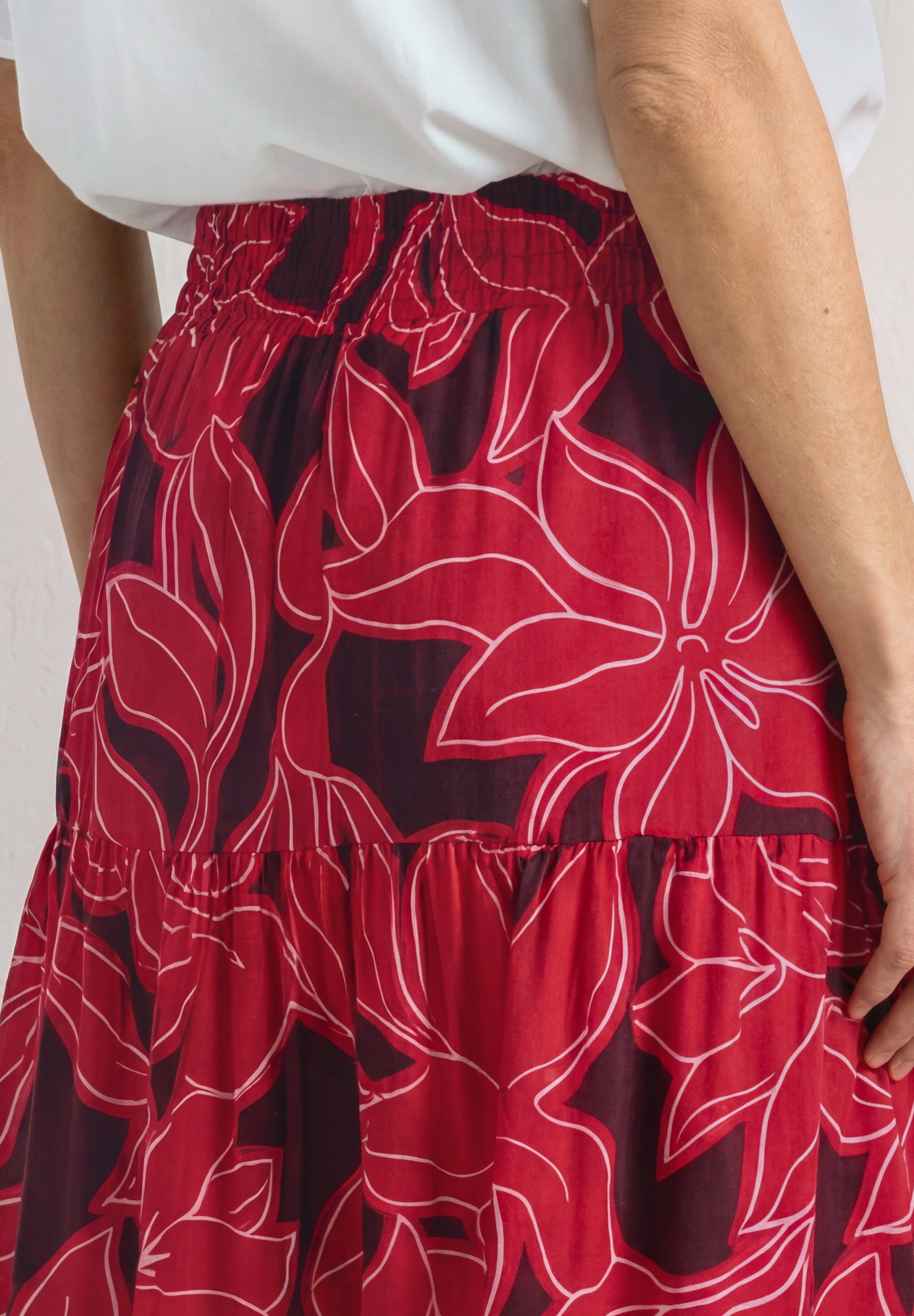Maxi Volant_AOP, salsa red #6
