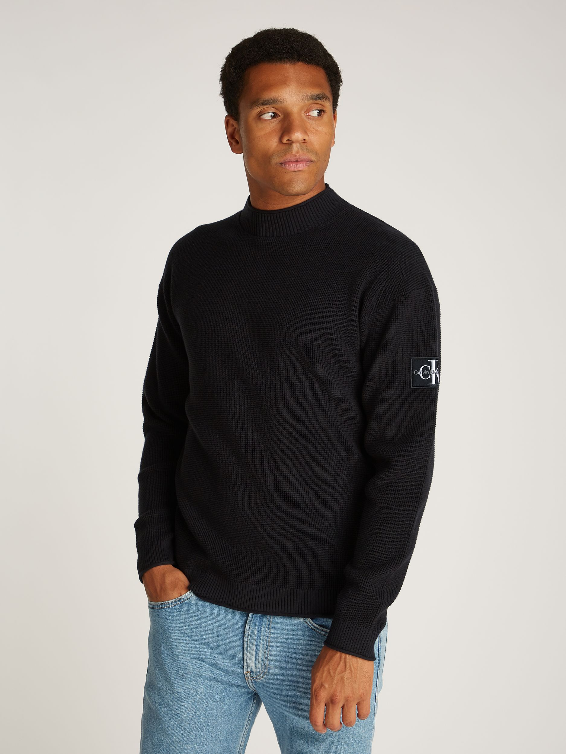 Calvin Klein Jeans |  Calvin Klein Jeans Sweatshirt  | S | ck black