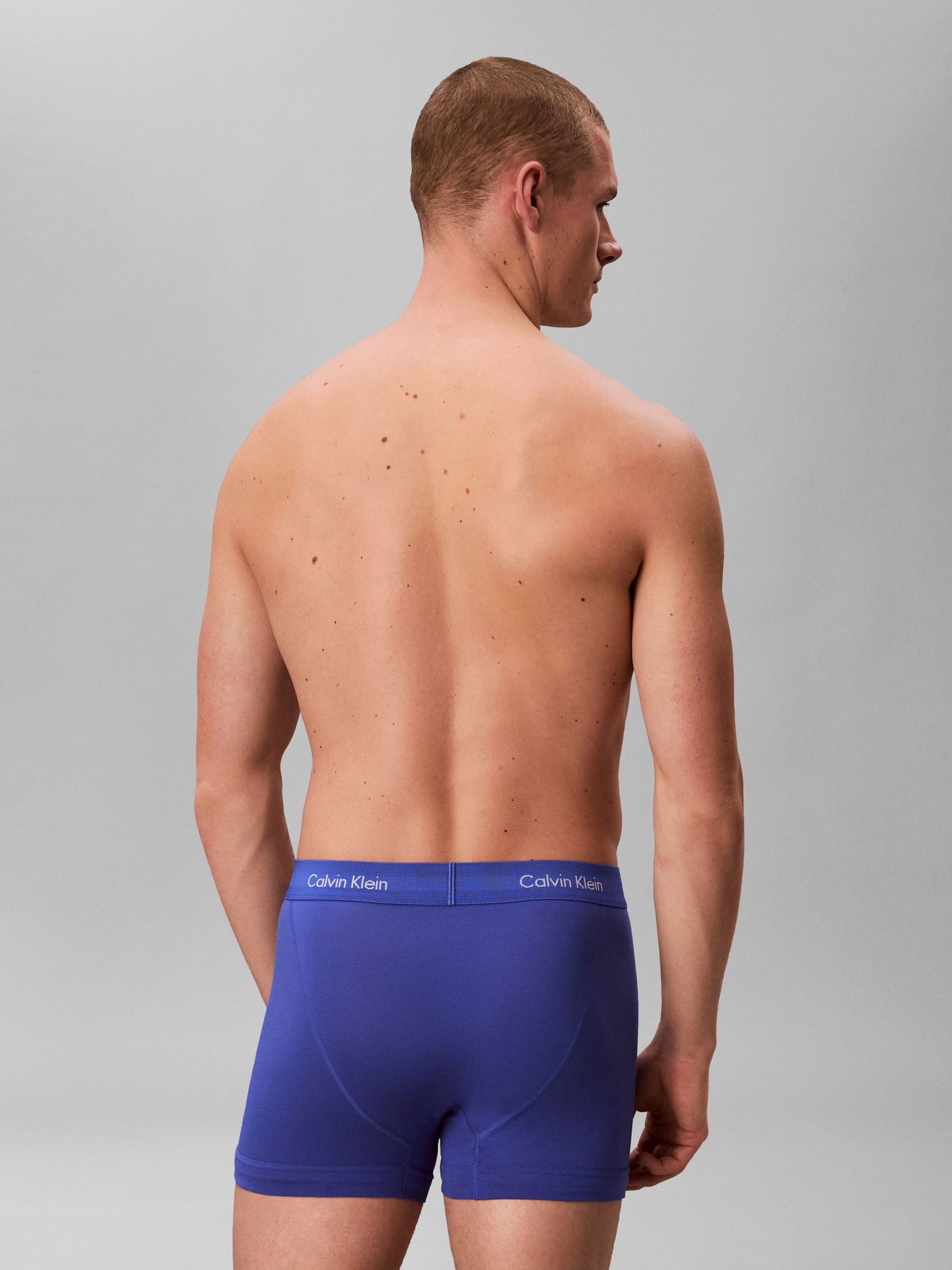 Calvin Klein |  Calvin Klein 3er Pack Boxershorts "Cotton Classics" | M | 1 black / 1 coblt water / 1 blue sh