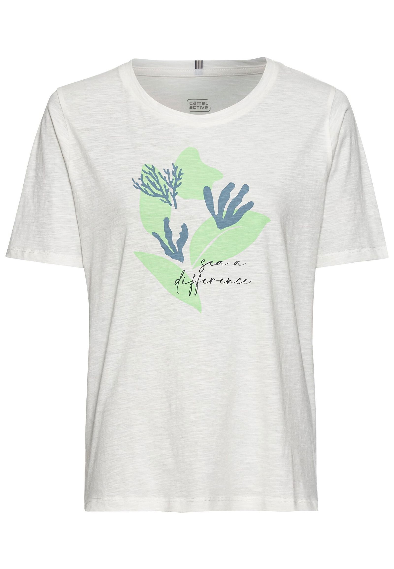 Camel Active |  Kurzarm T-Shirt aus zertifiziertem Organic Cotton | M | navy