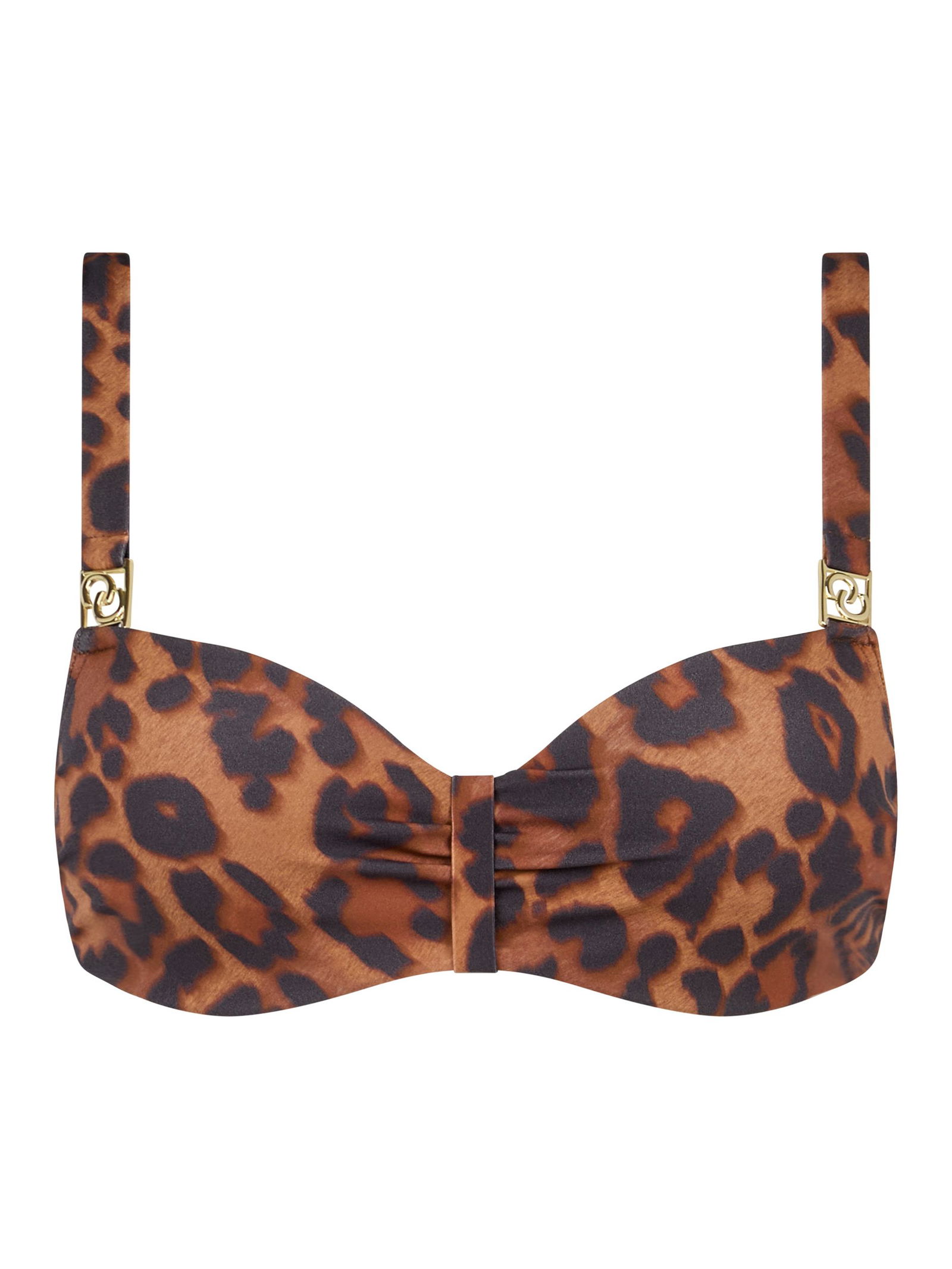 Chantelle |  Sauvage Balconette Memory Bikini BH | 85E | white leopard