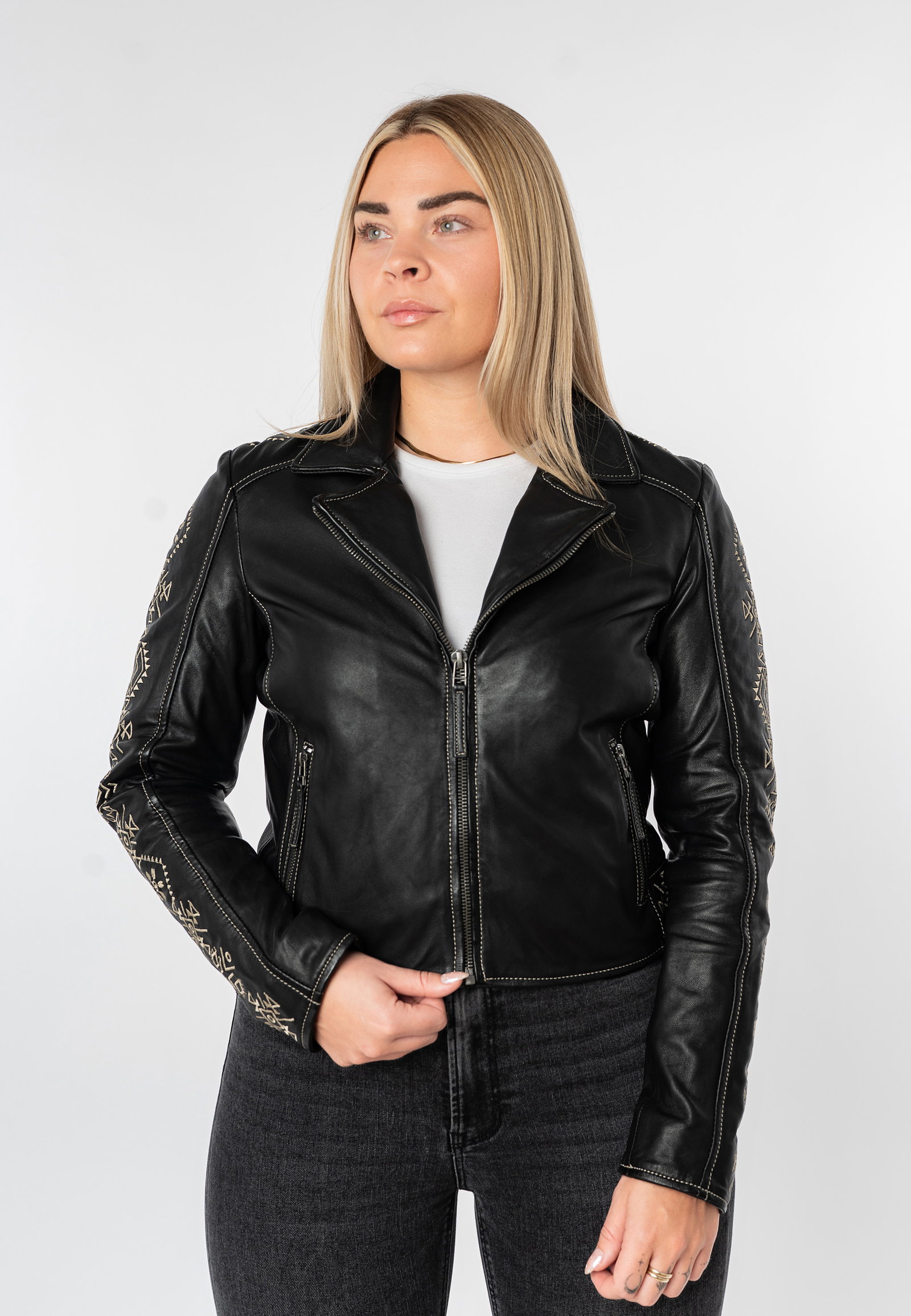 Mauritius Gipsy Lederjacke MWCoraschon, black III #1