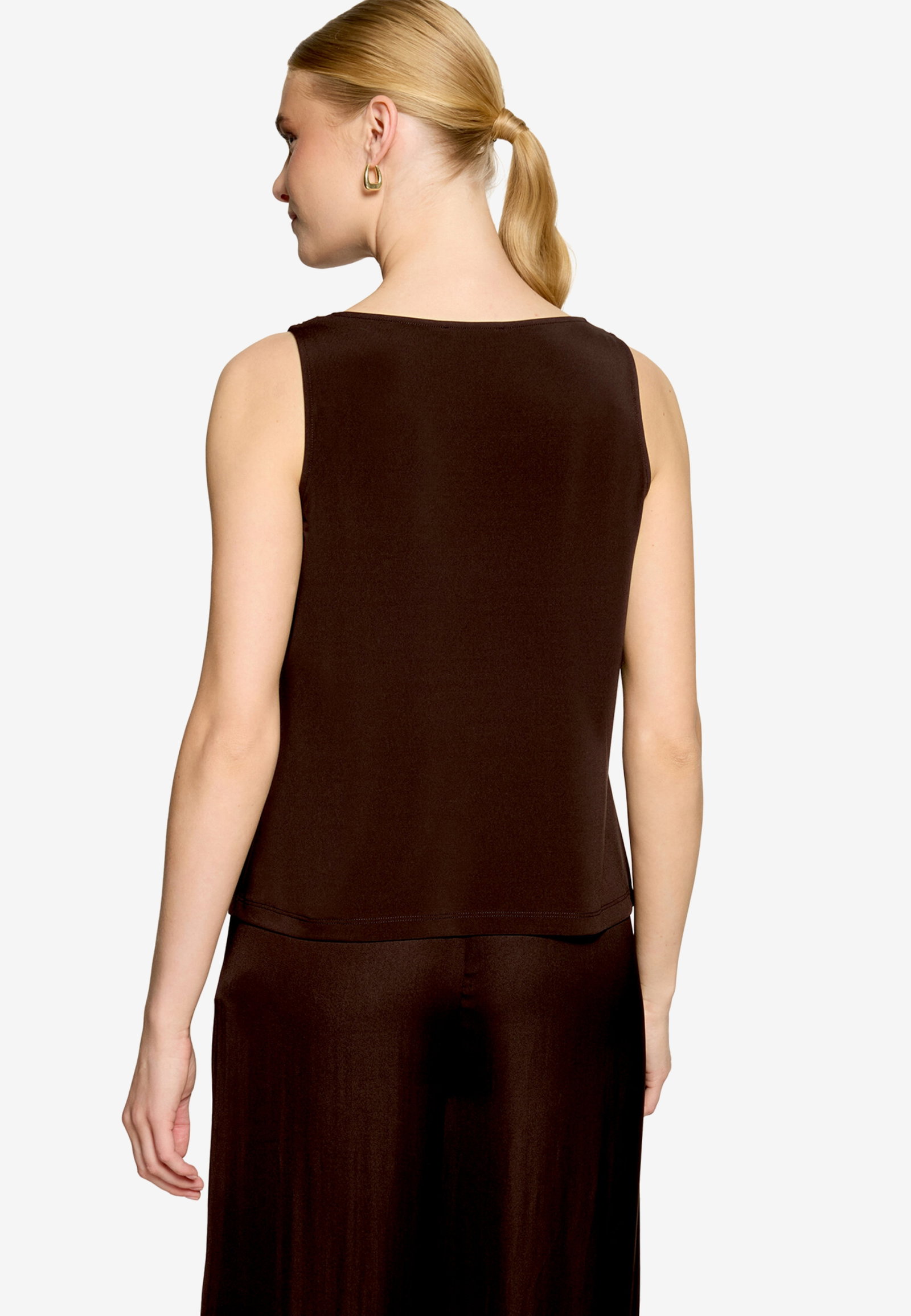 Shirt Kurz ohne Arm, Chocolate Plum #3