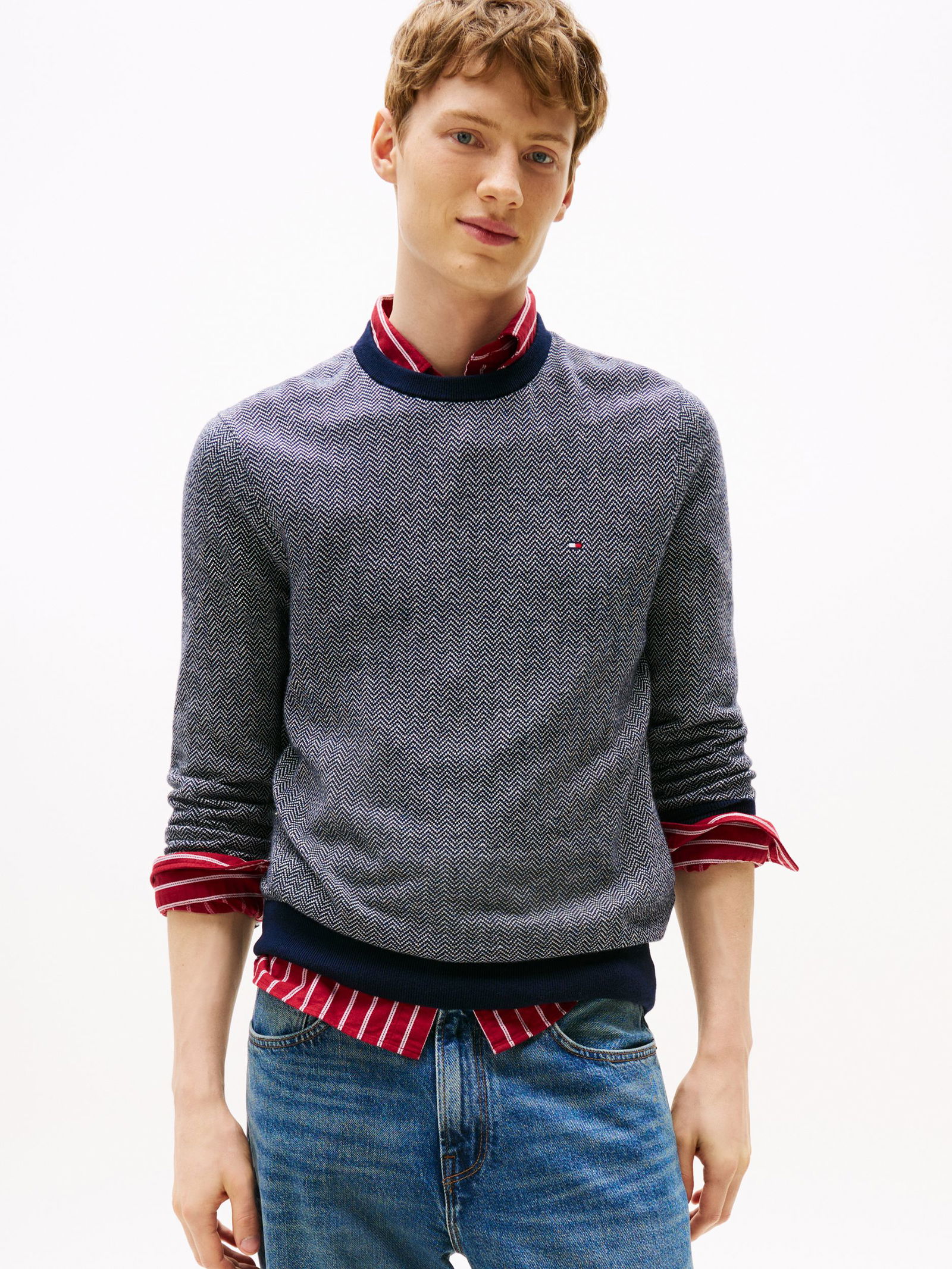 Tommy Hilfiger | Tommy Hilfiger Pullover | M | blue spell / stripe