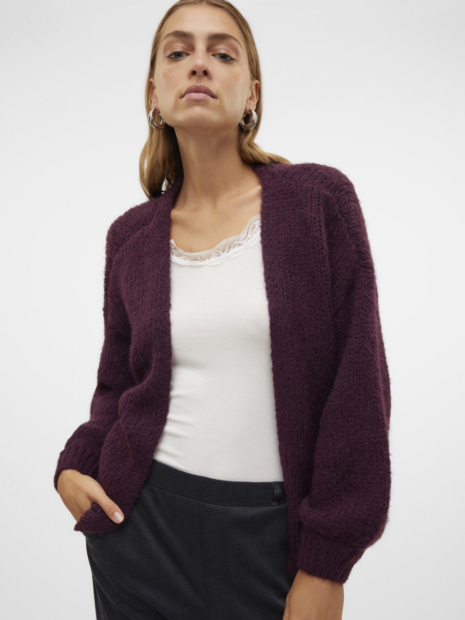 VMMAYBE LS OPEN CARDIGAN NOOS, Winetasting #5