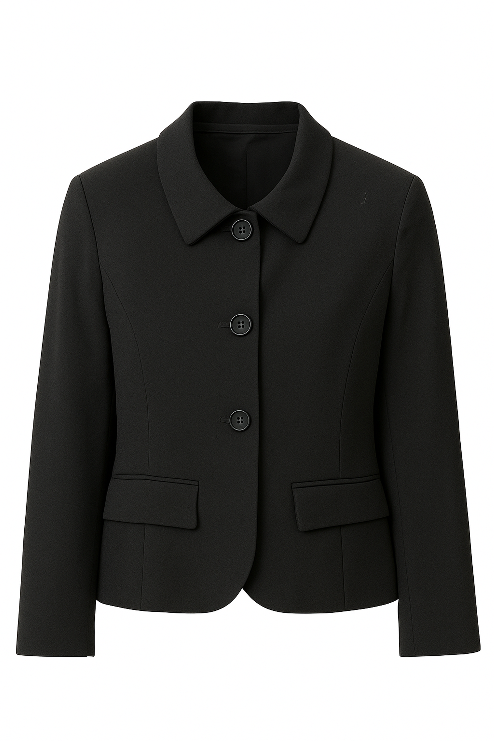 Luisa Cerano |  Luisa Cerano Blazer aus Techno-Sablé | 38 | black