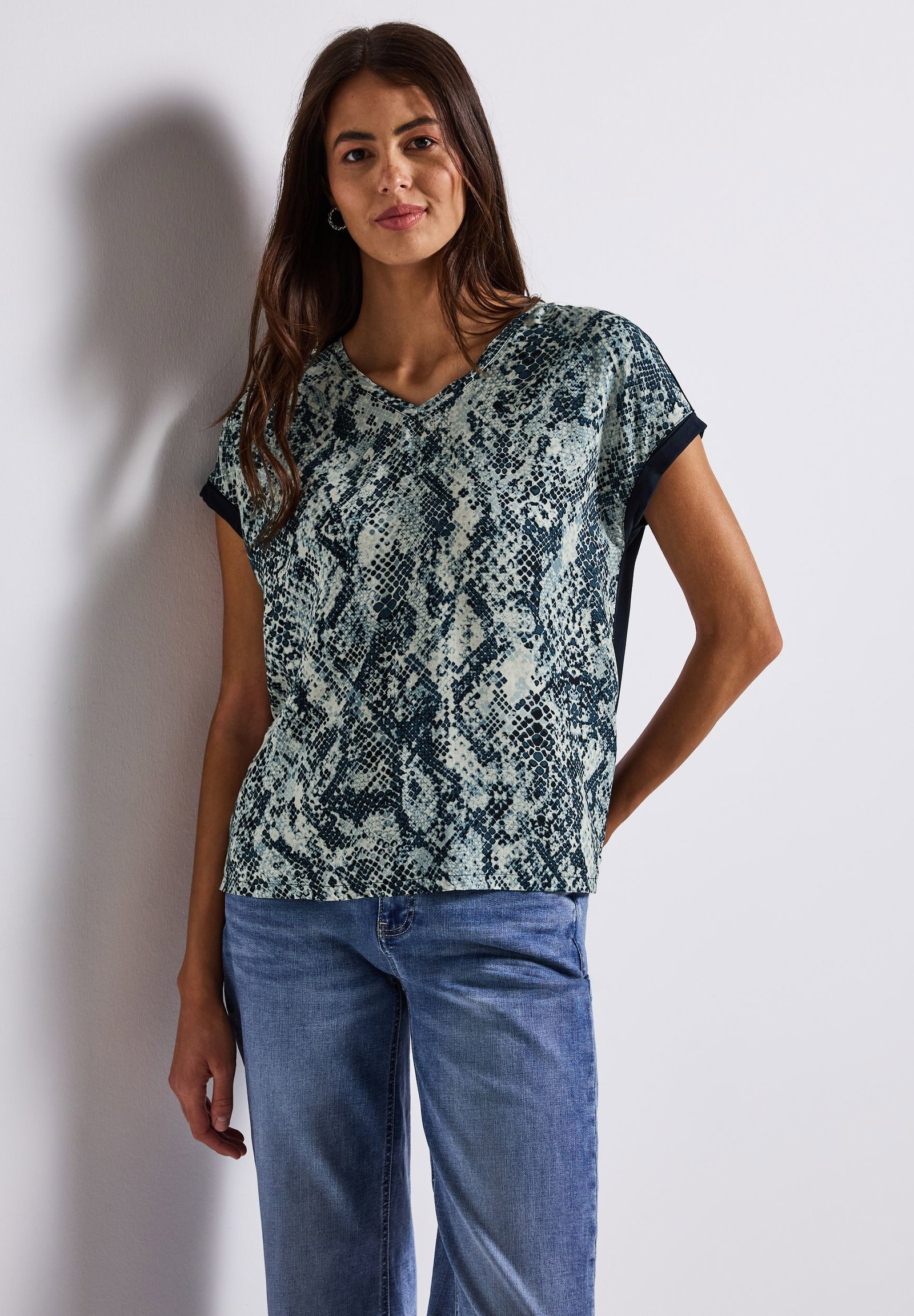 9ee7b5a3ecd2a5a4f75ed12a6824892c Street One | Street One Druckbluse | 42 | 4565_37020