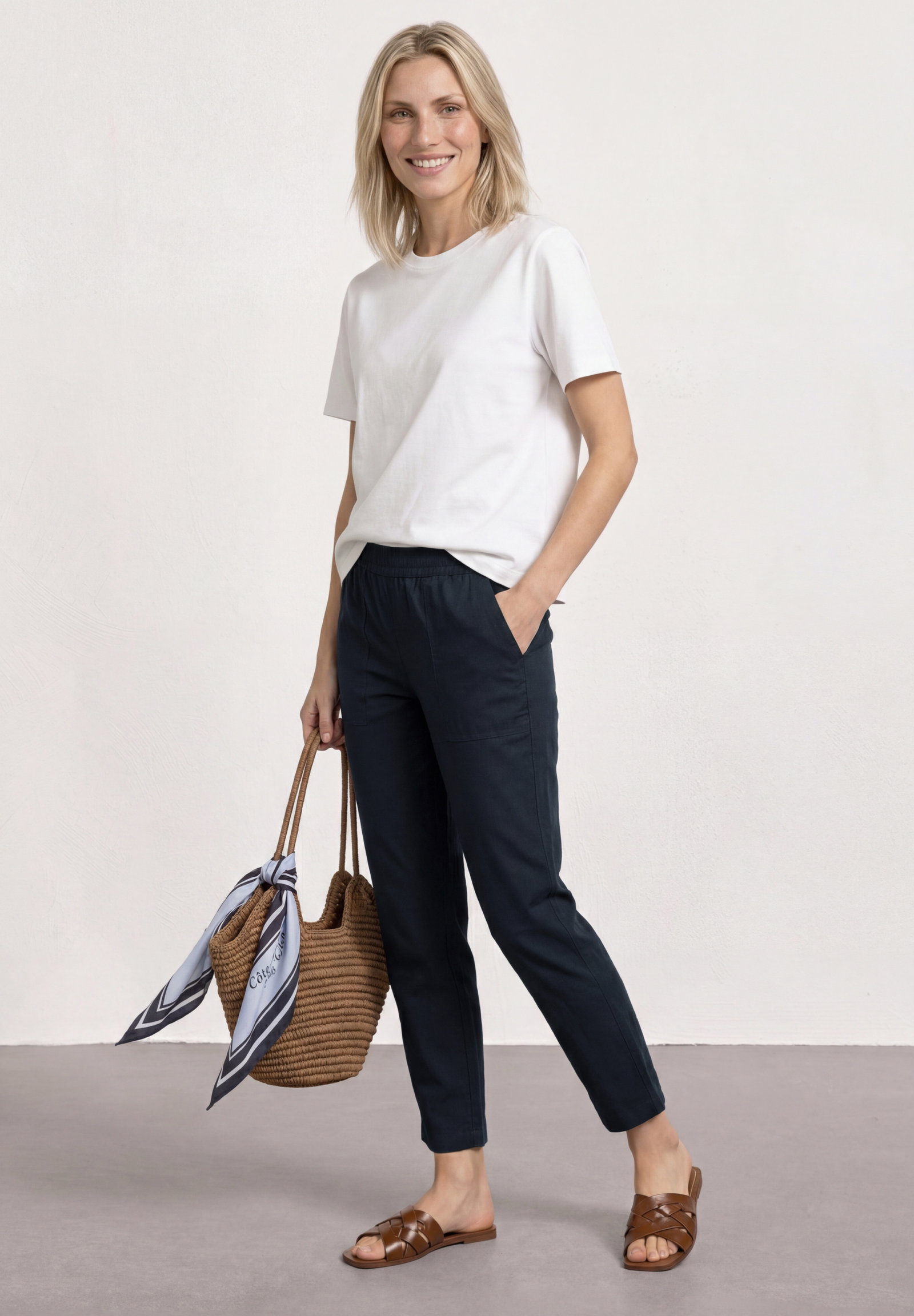 LTD QR Chino_light Cotton_MW_L, shadowed navy #5