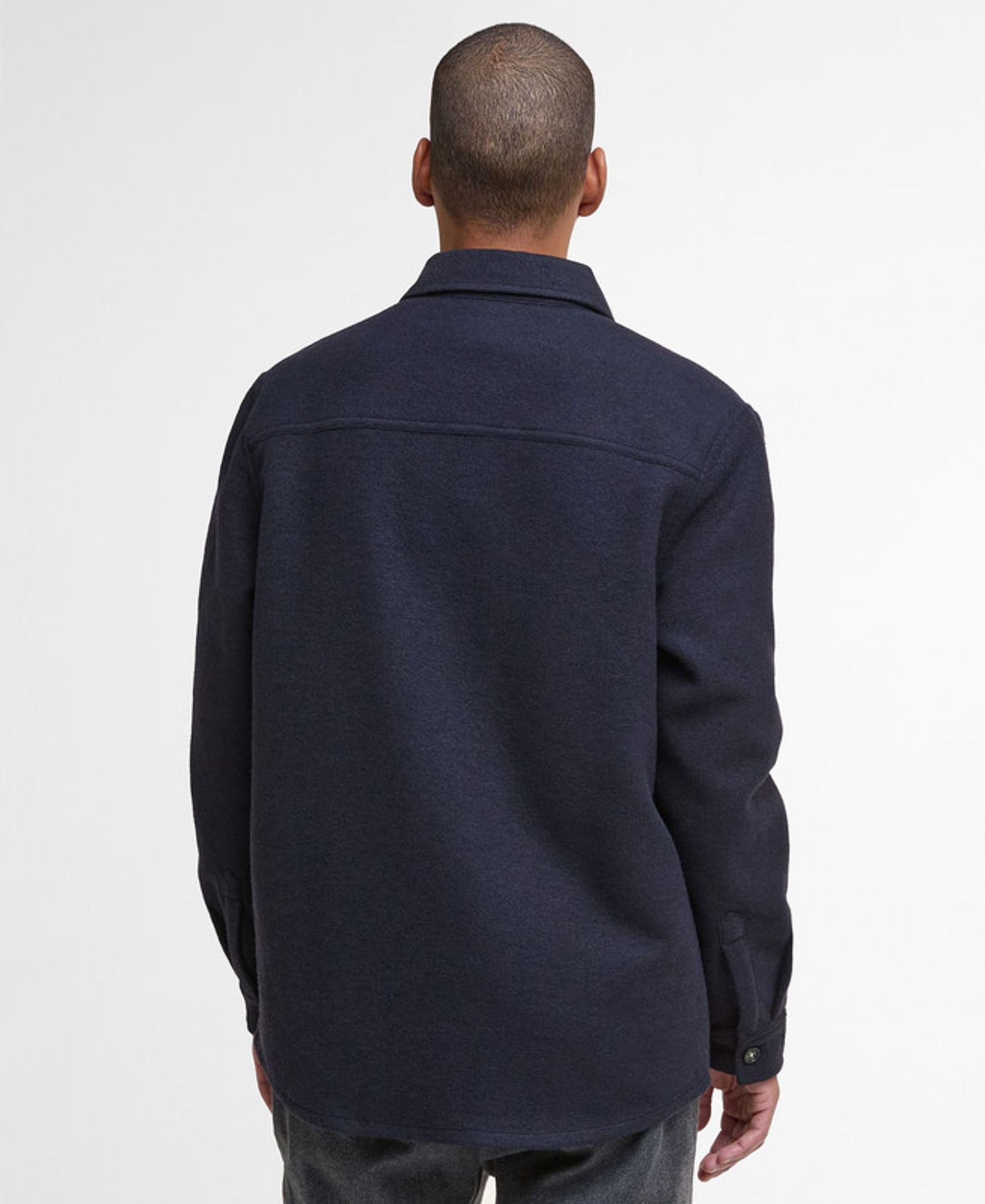  | Barbour Overshirt Marlow Tailored | L | Navy Marl
