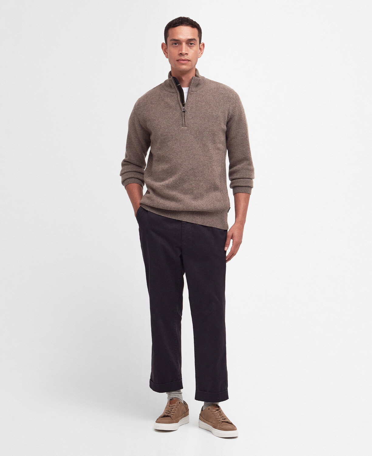 Barbour Pullover Holden Half Zip aus Lammwolle #2