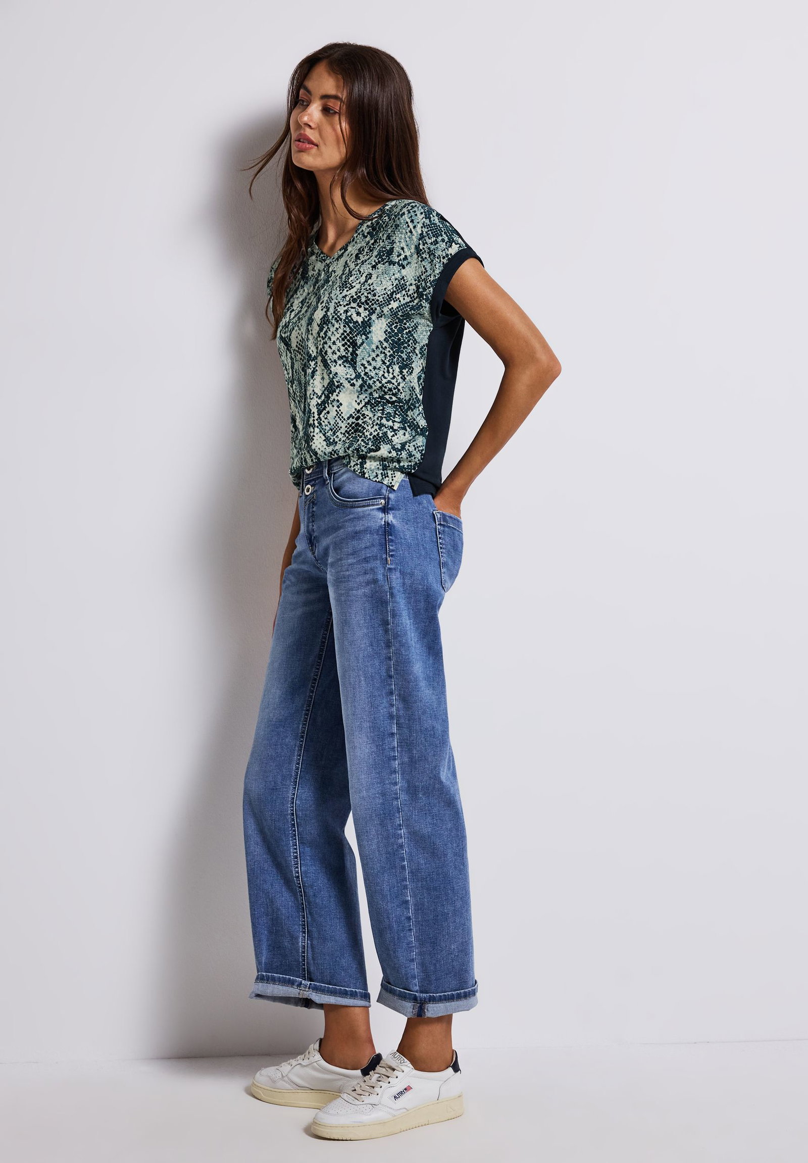 51565cc1182d9d4f84631bd095145130 Street One | Street One Druckbluse | 42 | 4565_37020