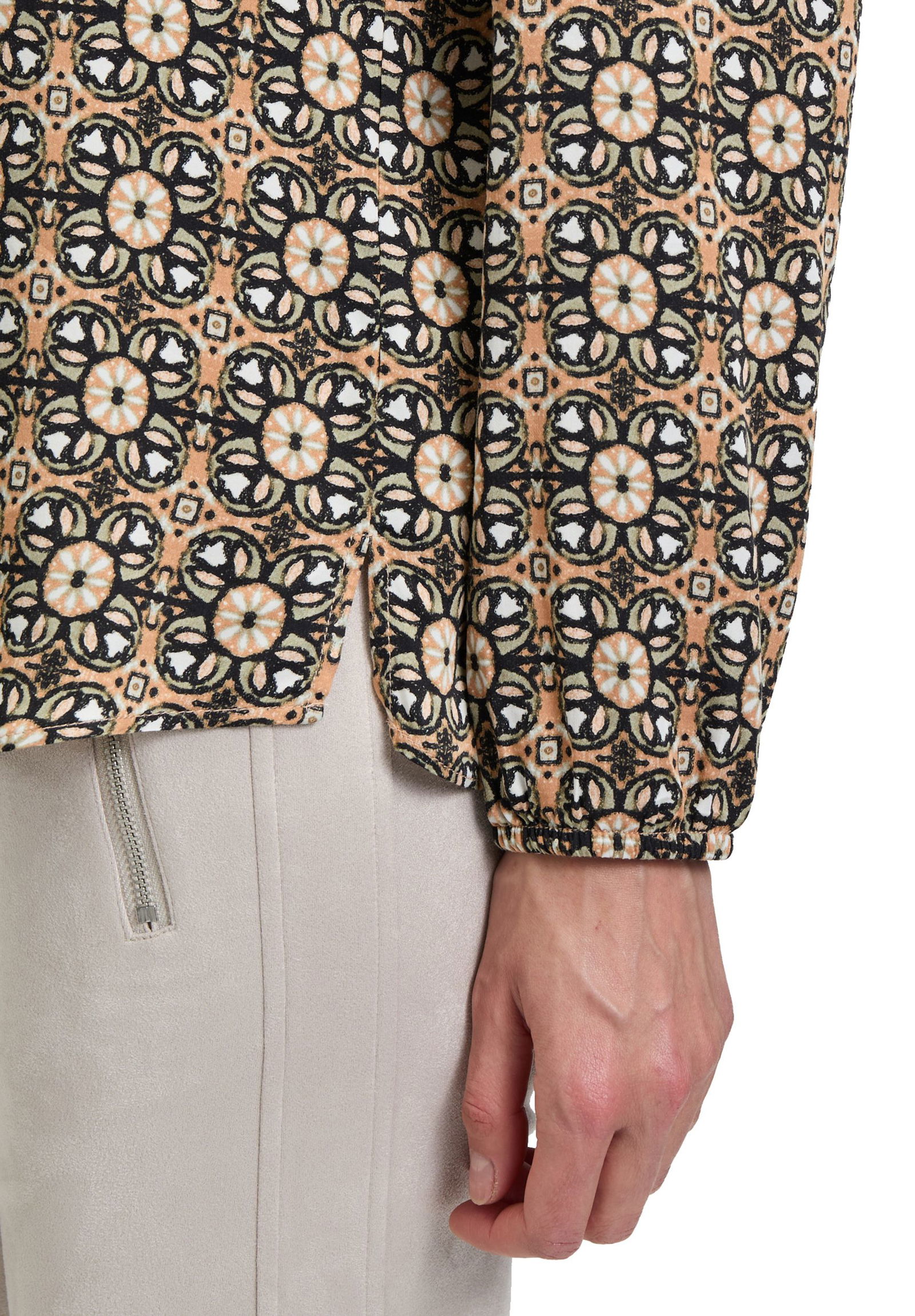 Cartoon | Cartoon Druckbluse | 42 | camel/black