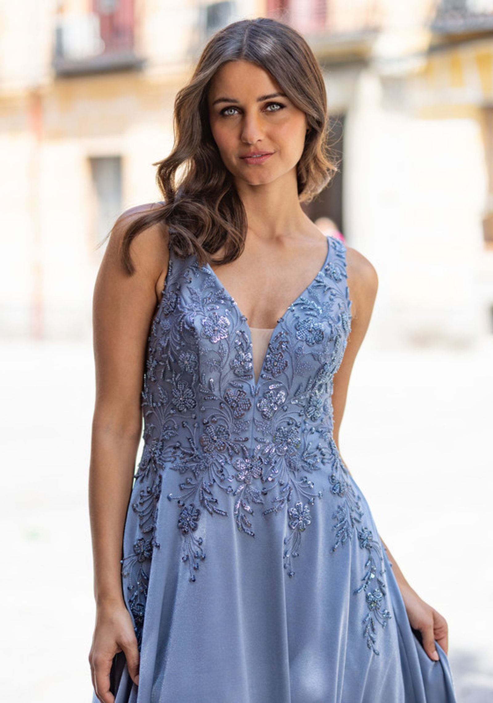 Christian Koehlert |  Christian Koehlert Langes Kleid  | 46 | Shining Ashley Blue