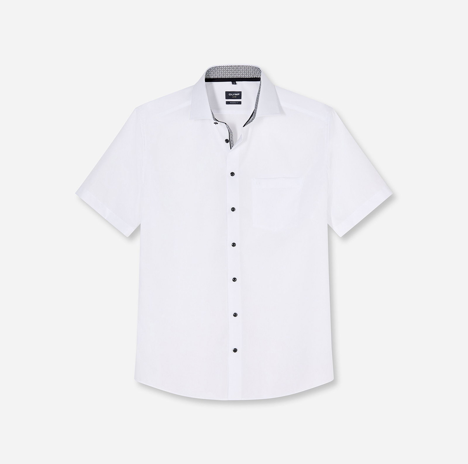 Olymp |  Olymp Hemd Modern Fit  | 45 | anthrazit