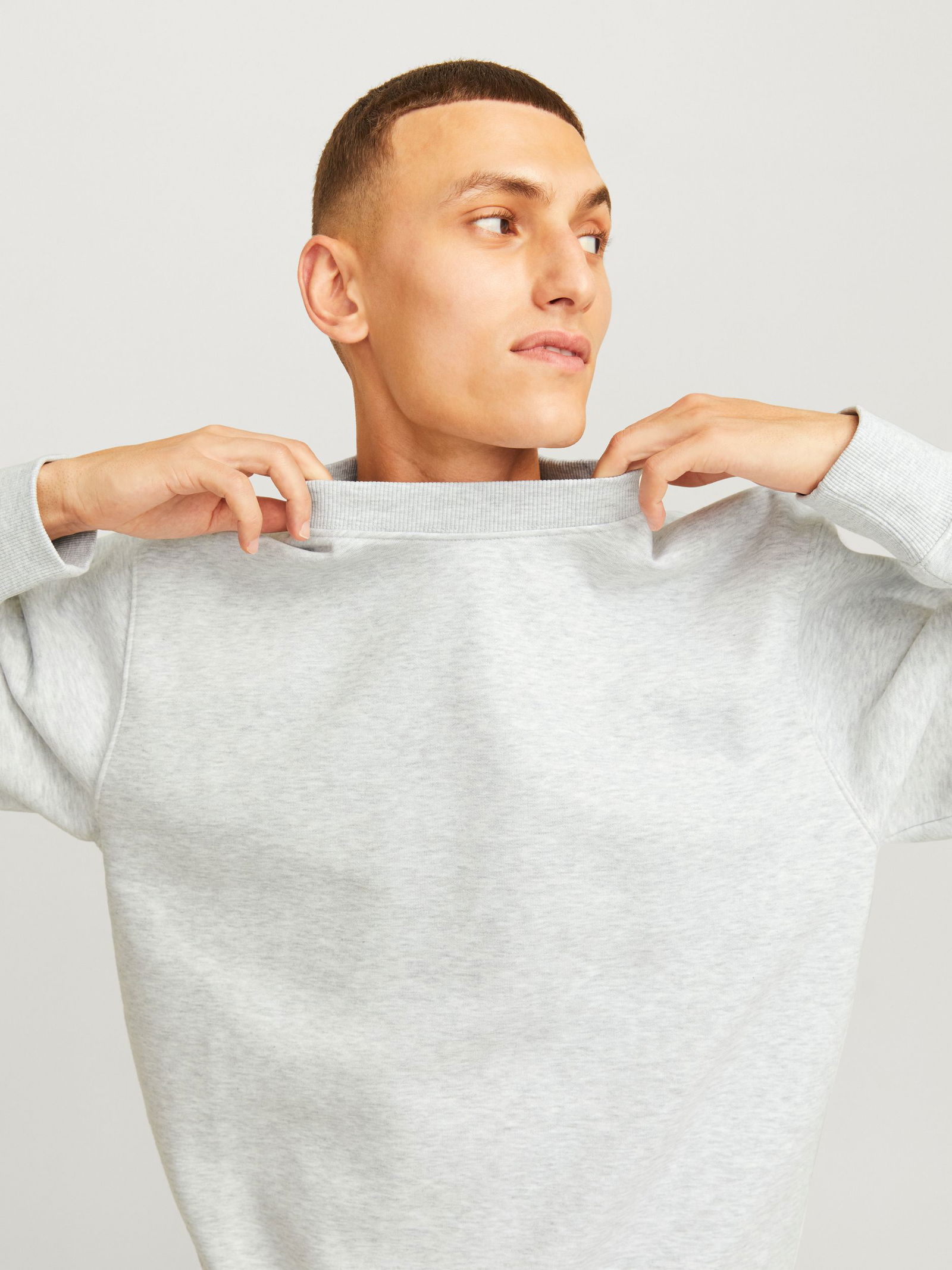 Jack&Jones |  Jack&Jones Sweatshirt  | S | white melange