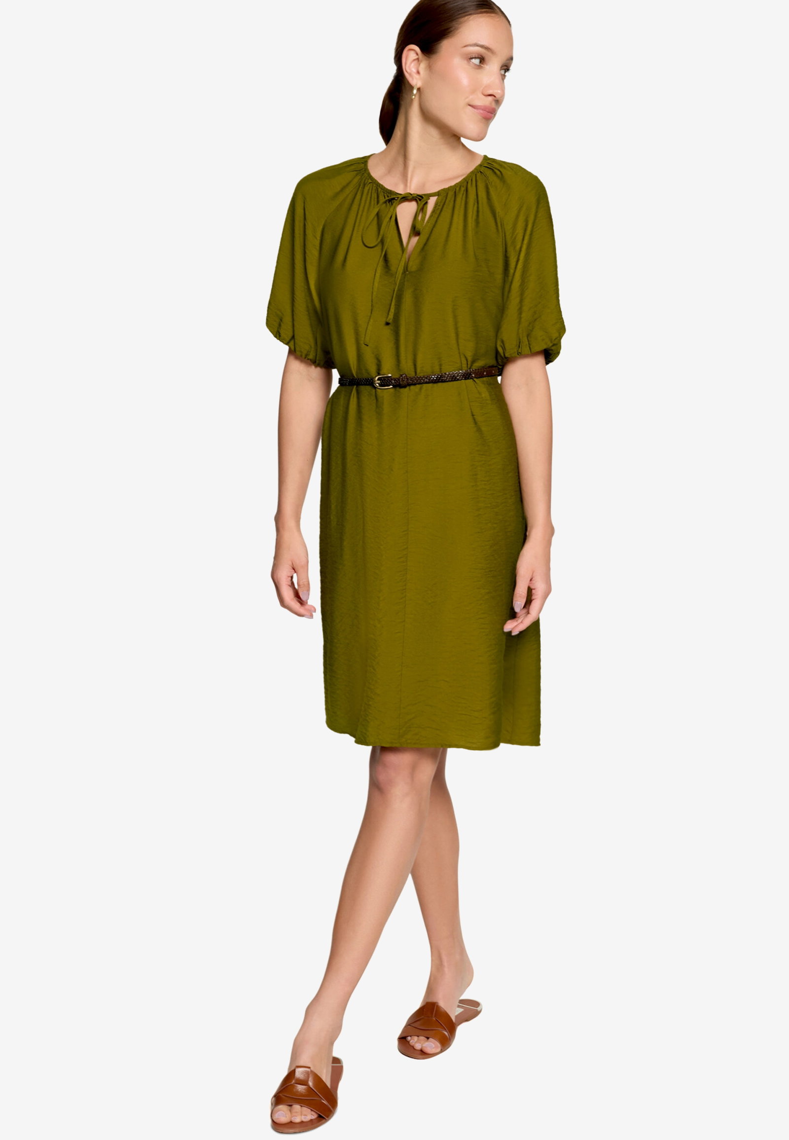 Kleid Kurz 1/2 Arm, Fir Green #4
