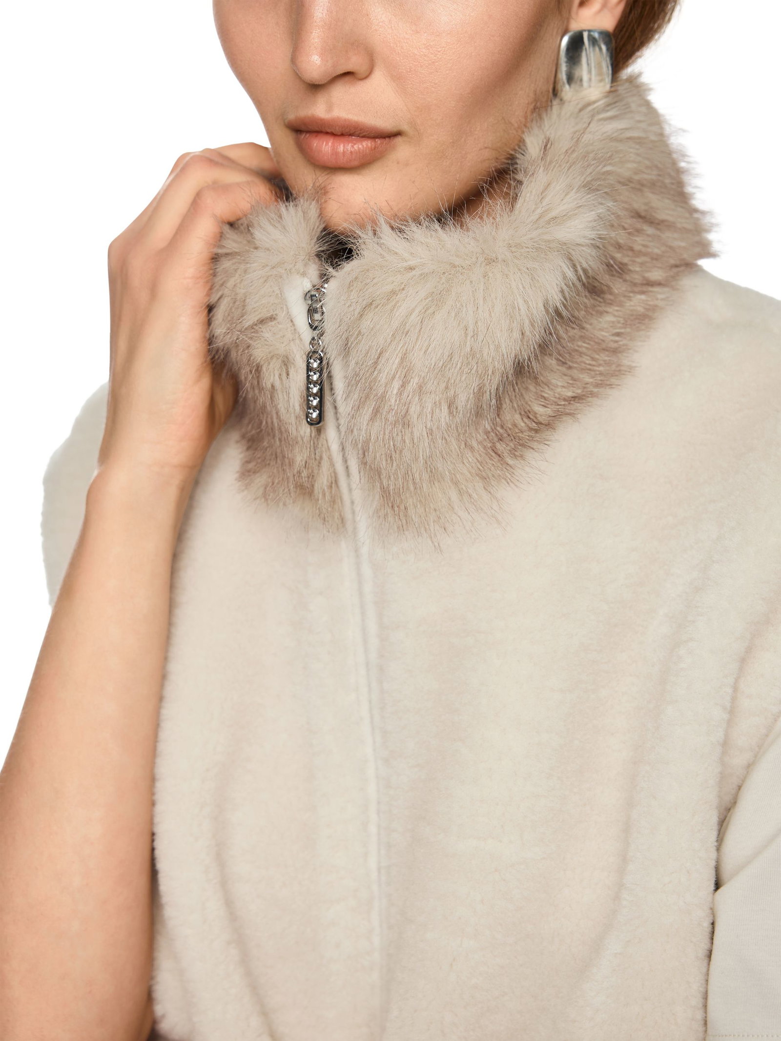 bef59d9843886e1aa6ad4aec079bd21d Marc Cain Collections | Marc Cain Collections Weste | 38 | smoke