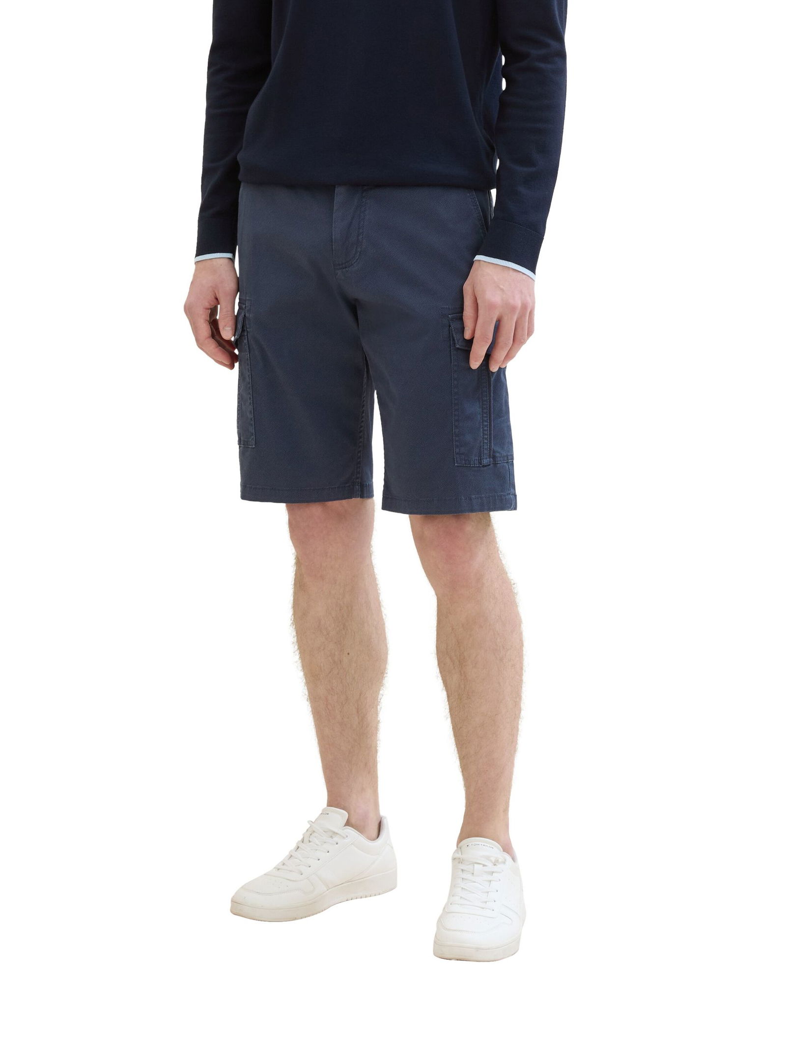 Tom Tailor | Tom Tailor Shorts | 31 | navy structure print