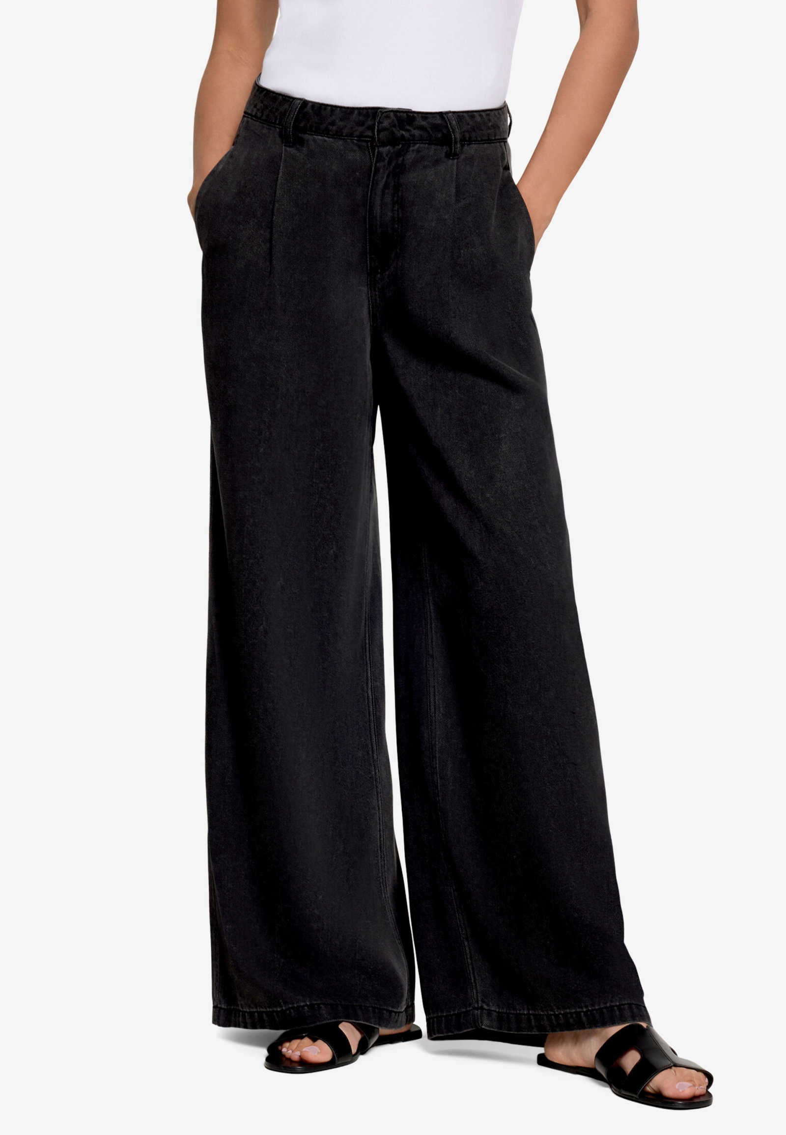Hose Klassisch 1/1 Länge, Black Denim #2