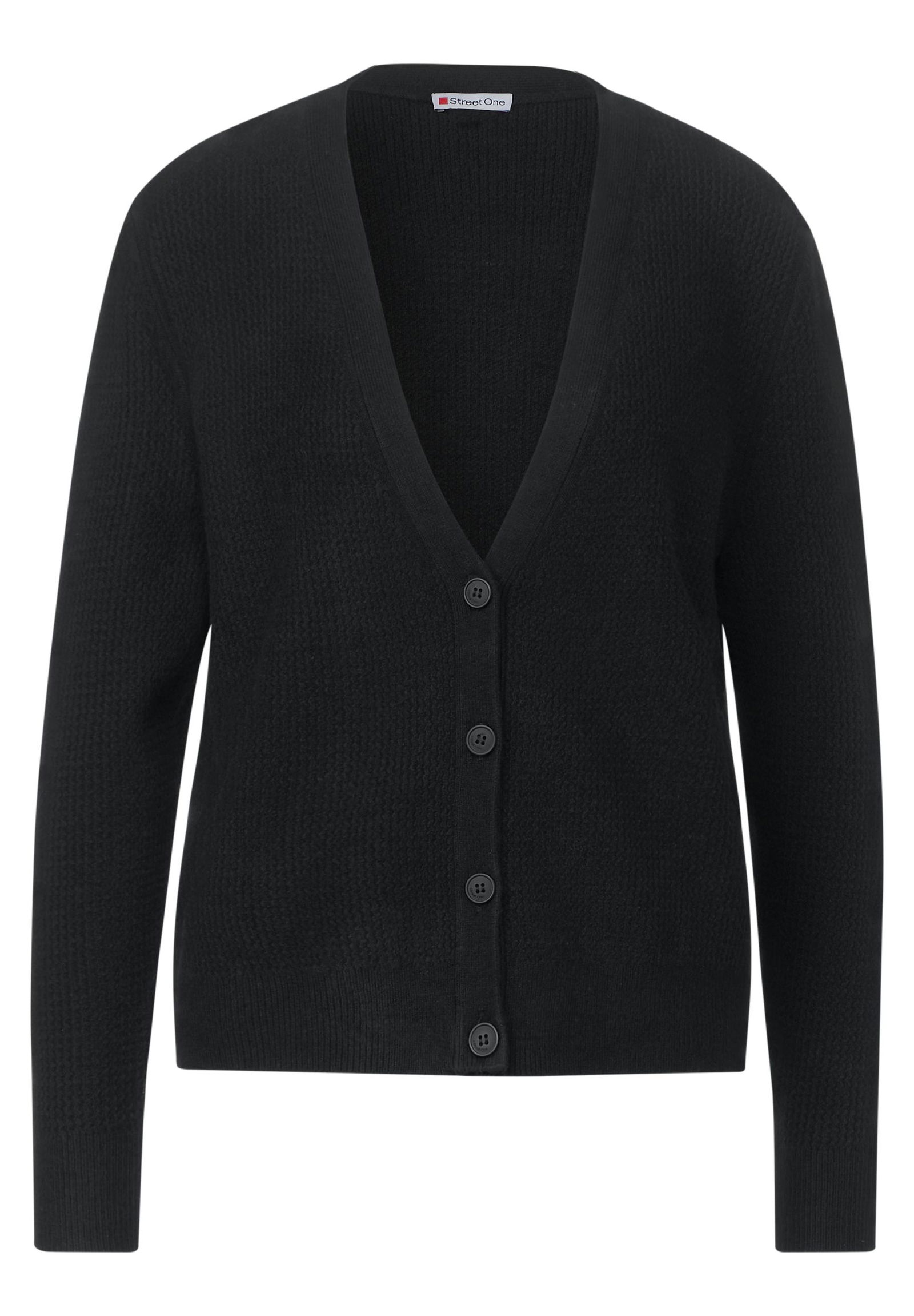 Street One Strickjacke Cardigan black 40 NEW-756914
