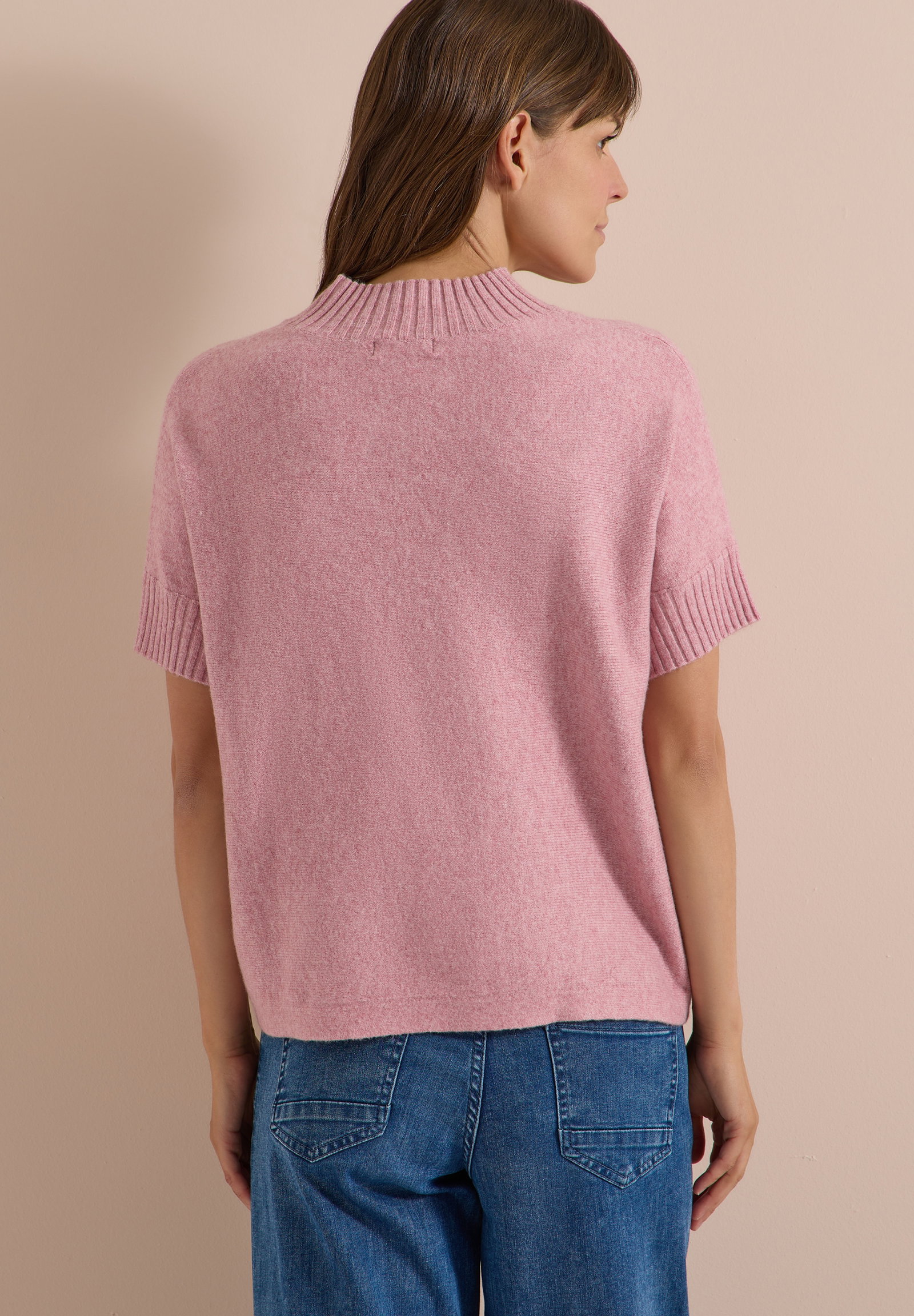 TOS Cosy shortsleeve Dolman, velvet rose melange #4