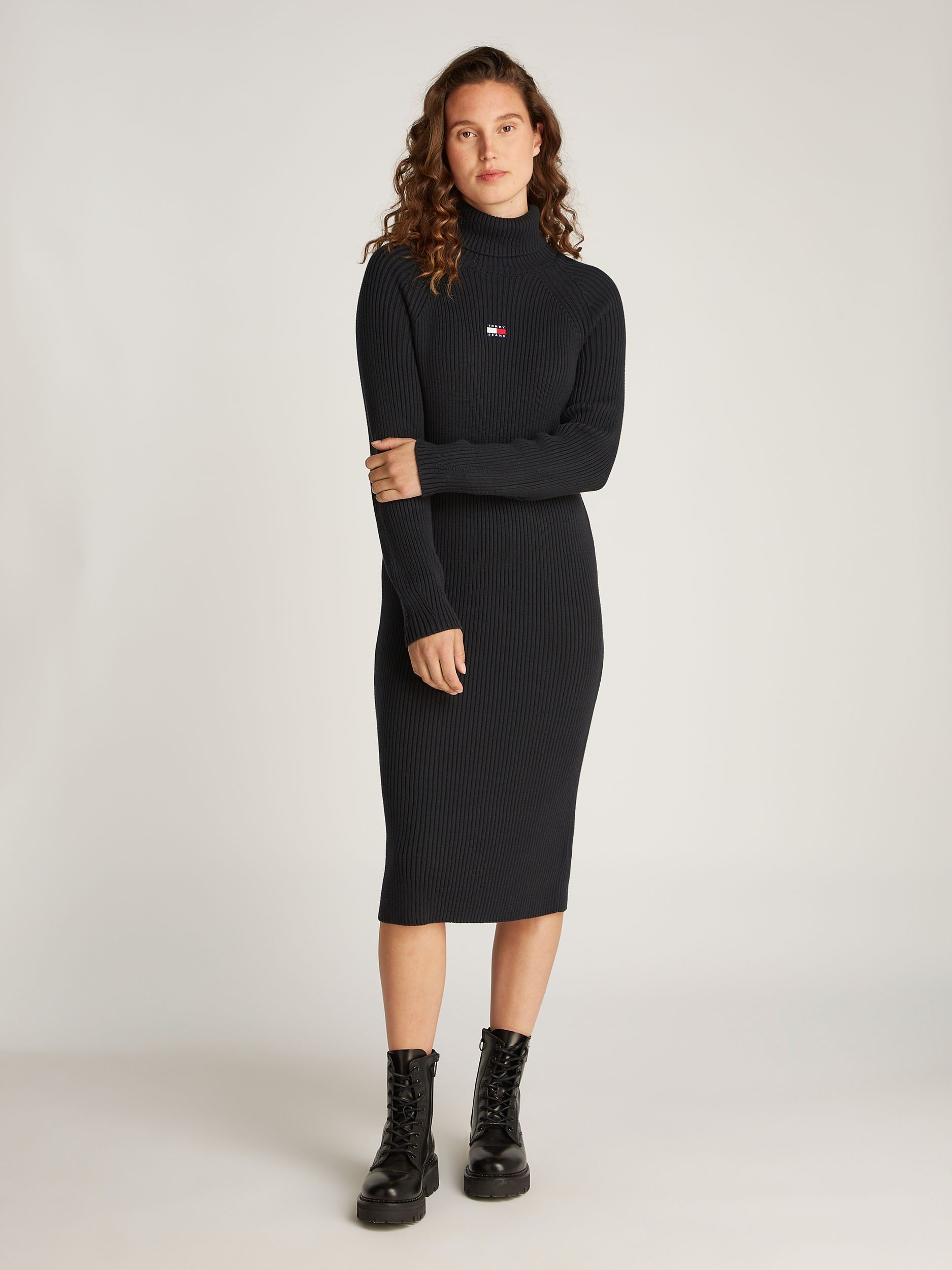 Tommy Jeans |  Tommy Jeans Strickkleid  | XS | black