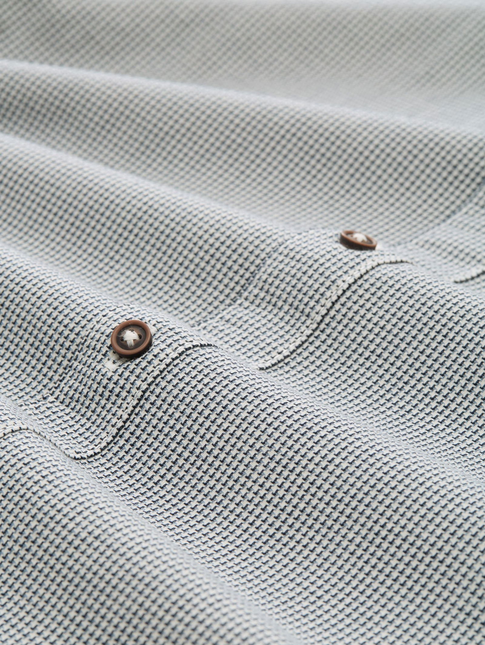  | structured shirt, blue small structure | XXXL