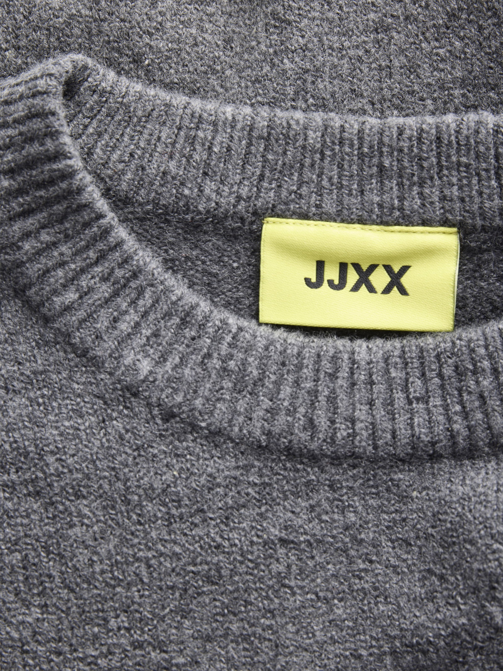 JXNORREBRO CREW NECK KNIT, Dark Grey Melange #3