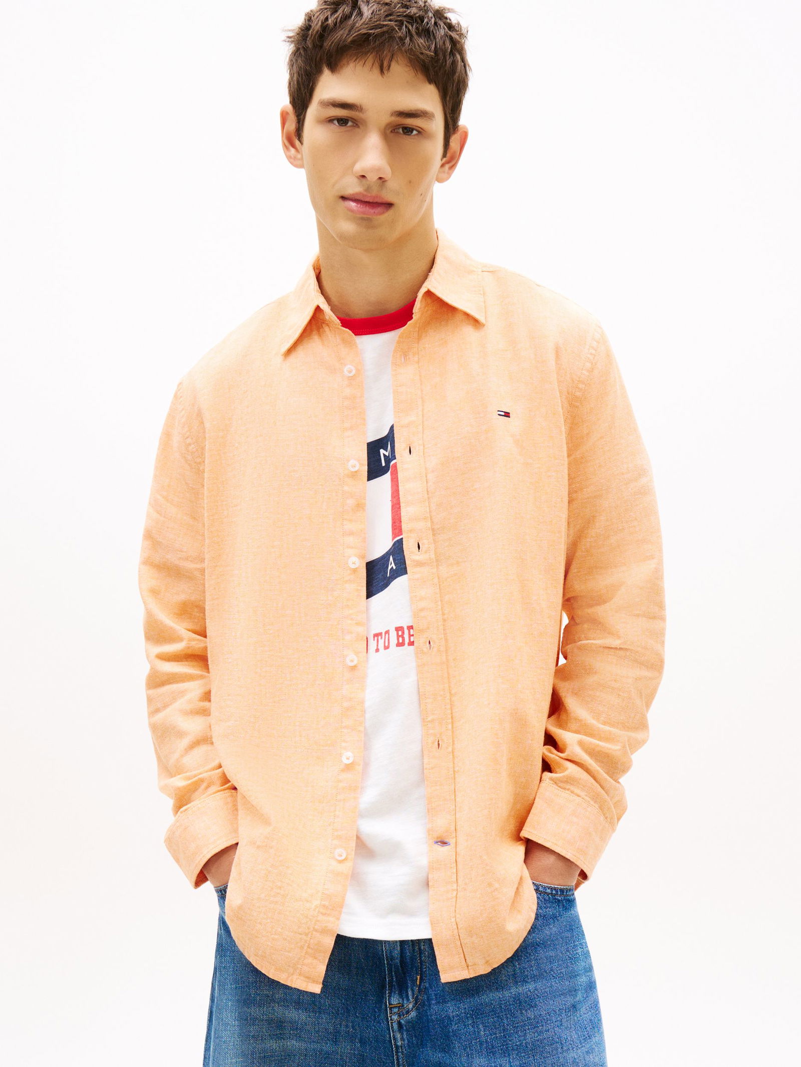 Tommy Jeans |  Tommy Jeans Hemd Super Slim Fit  | XL