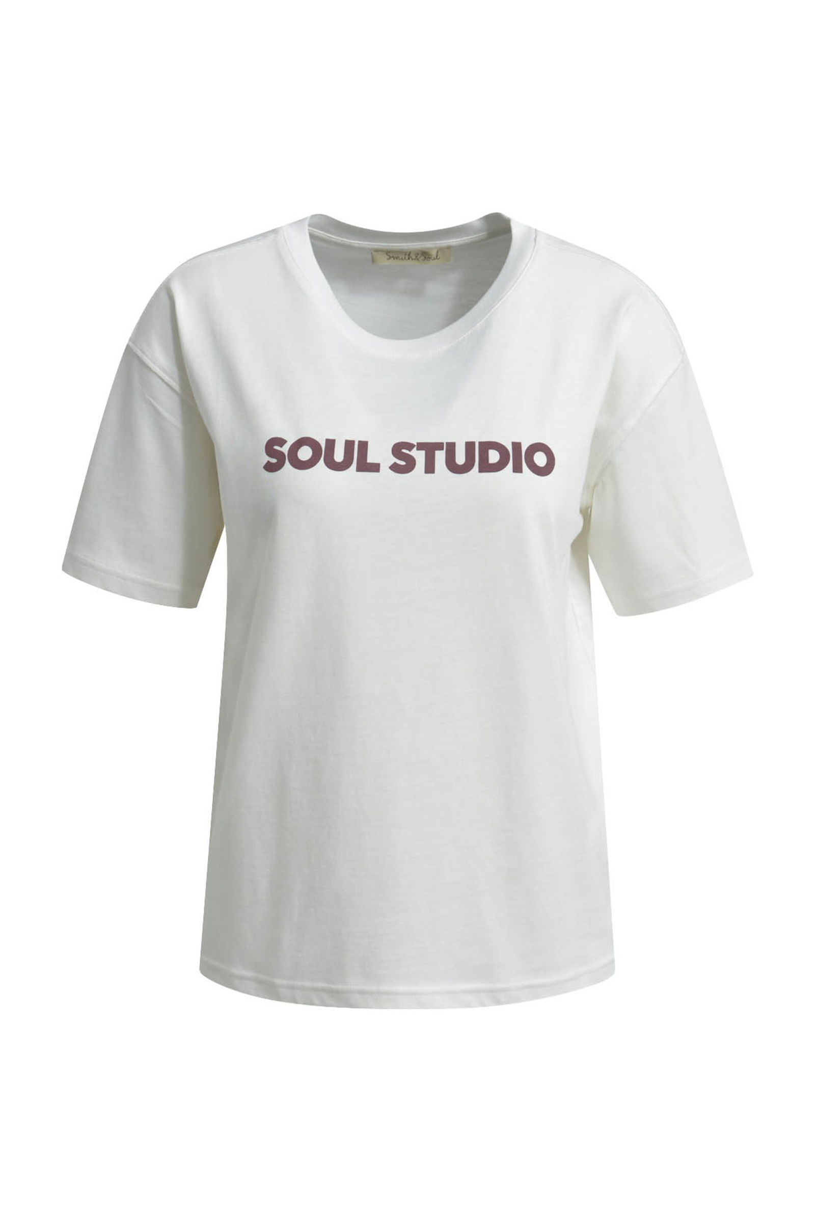  | T-SHIRT WORDING, CREAM WHITE | M | cream white