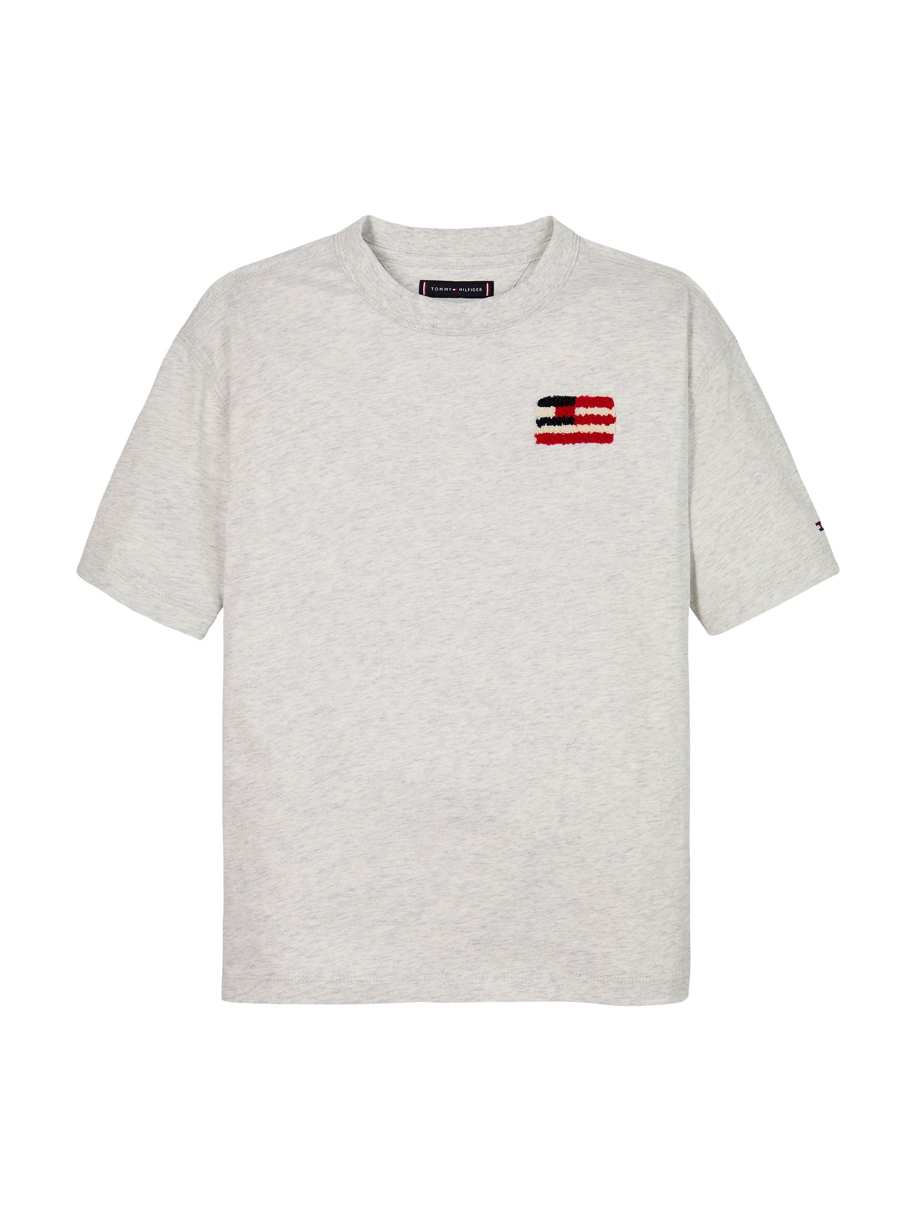 Tommy Hilfiger |  HILFIGER FLAG TERRY EMB TEE SS | 14