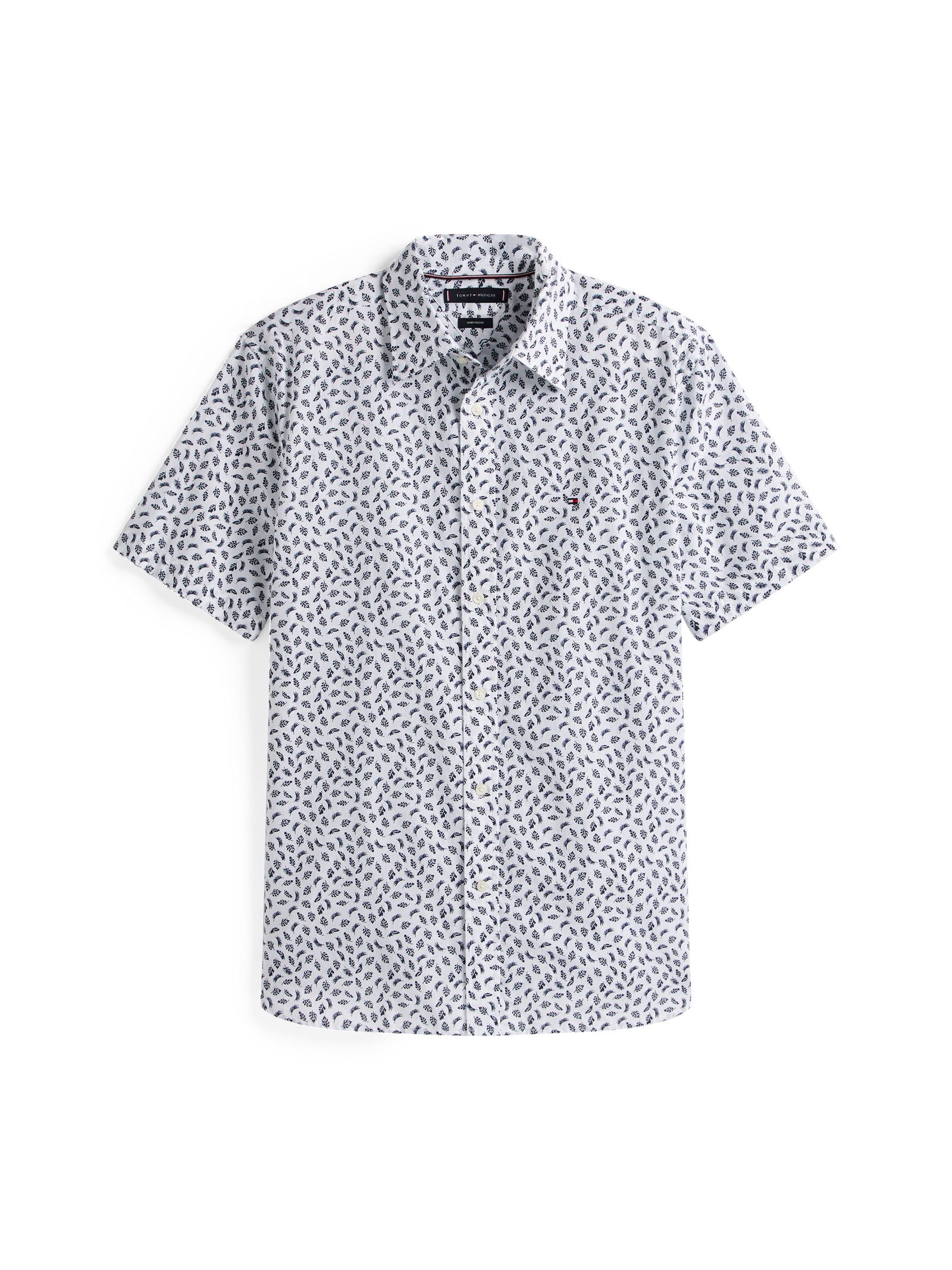  |  LINEN BLEND AOP SS RF SHIRT, WHITE | XXL | optic white / carbon navy