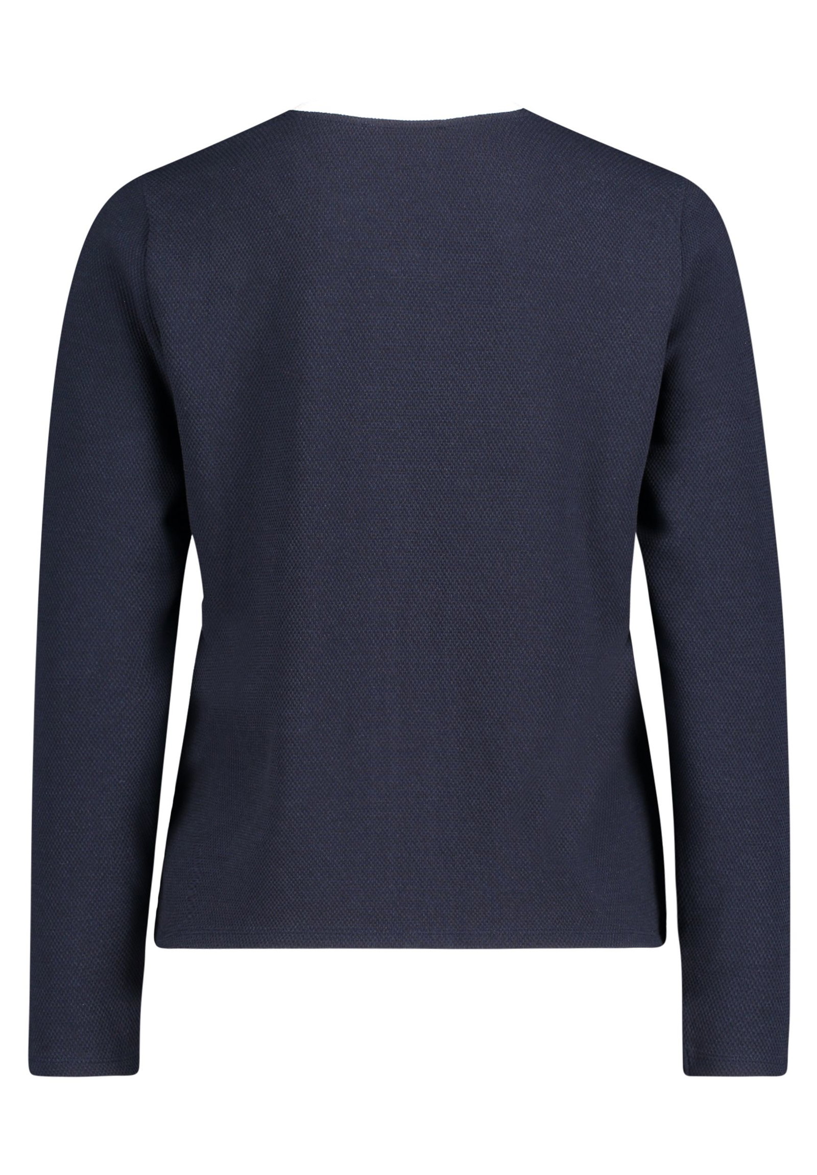 Betty Barclay |  Betty Barclay Sweatblazer  | 46 | patch dark blue/cream