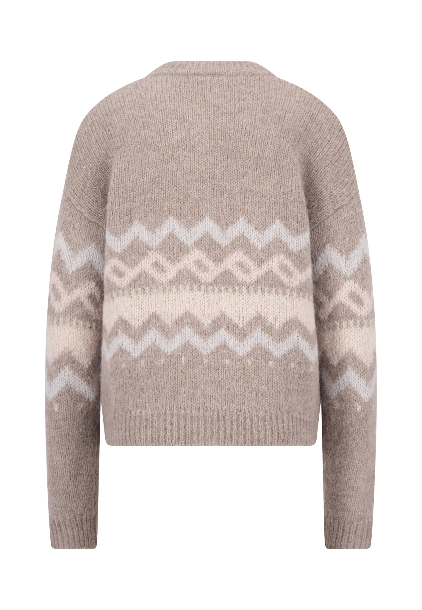 CARDIGAN NORWAY HAIRY YARN *RWS, URBAN TAUPE #2