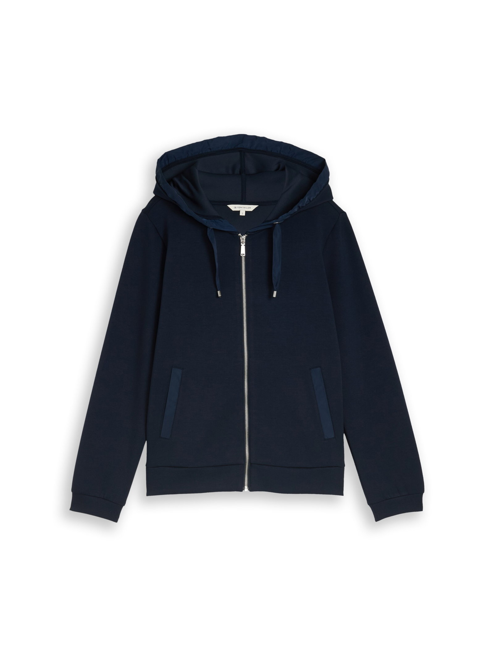 Sweatjacket with hood, sky captain blue #1