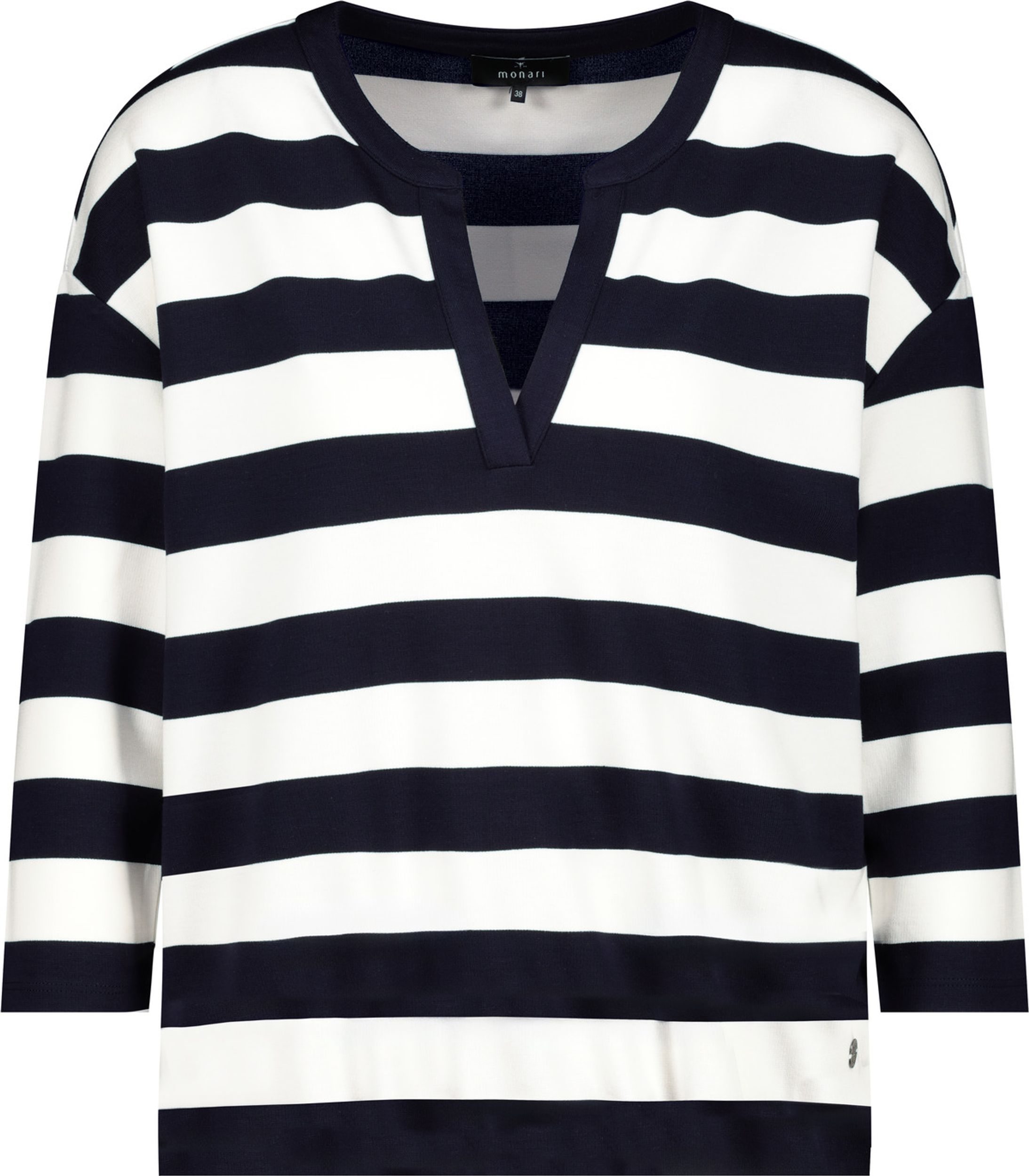 Monari |  Monari Shirt  | 36 | deep ocean ringel