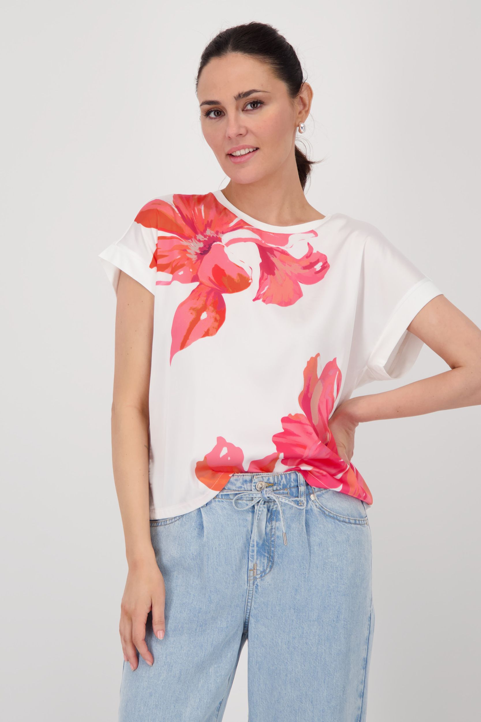 Monari |  Bluse, cream | 42