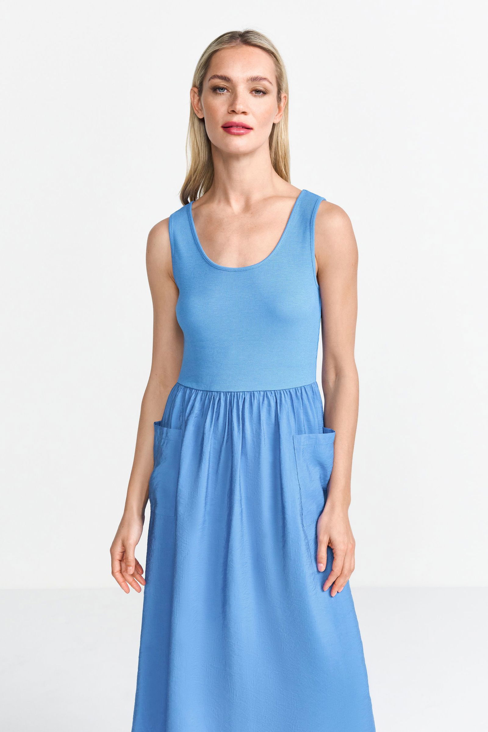 Rich & Royal |  Rich & Royal Sommerkleid  | M | palace blue
