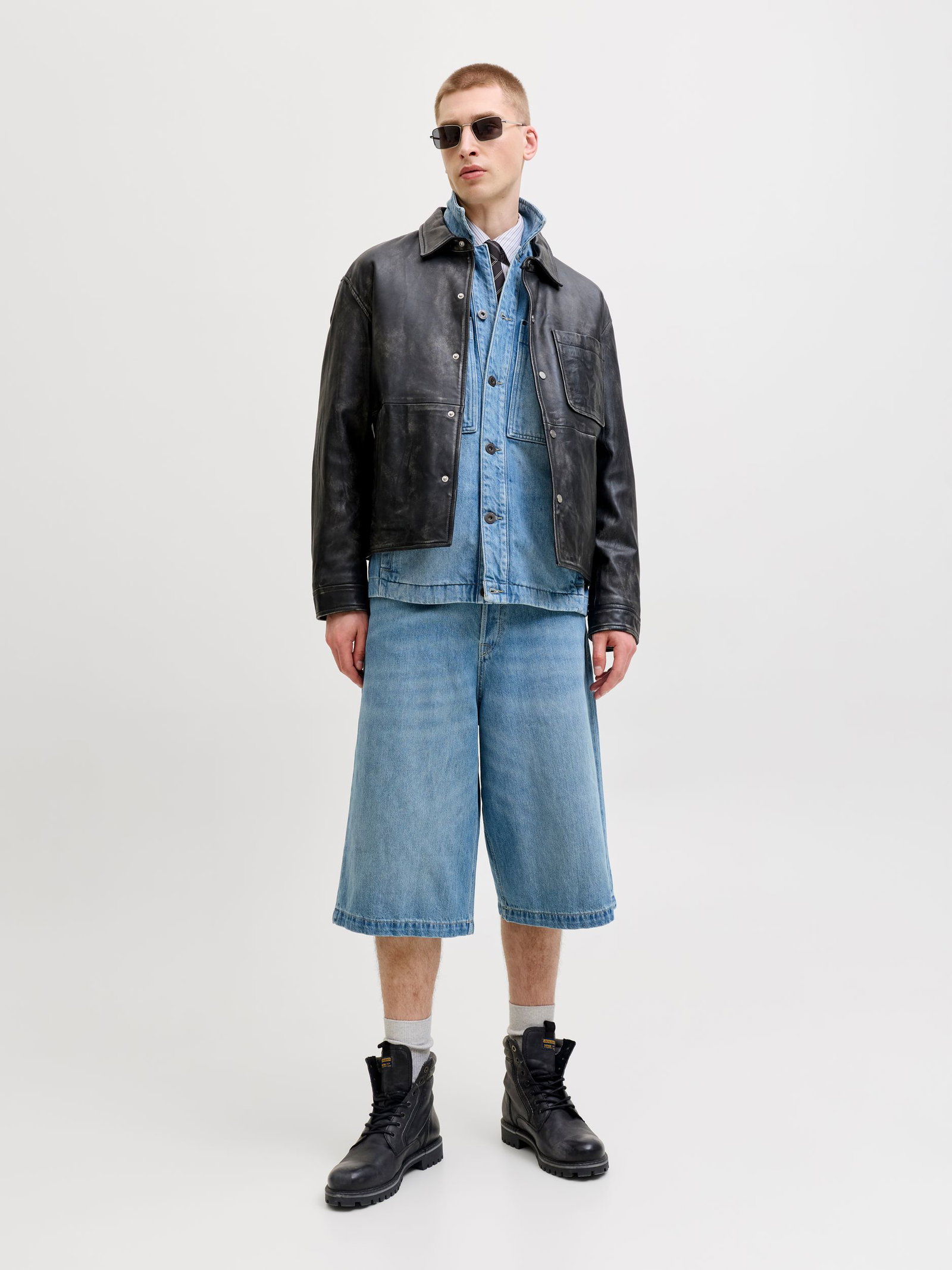 Jack&Jones |  Jack&Jones Long Shorts  | S | blue denim