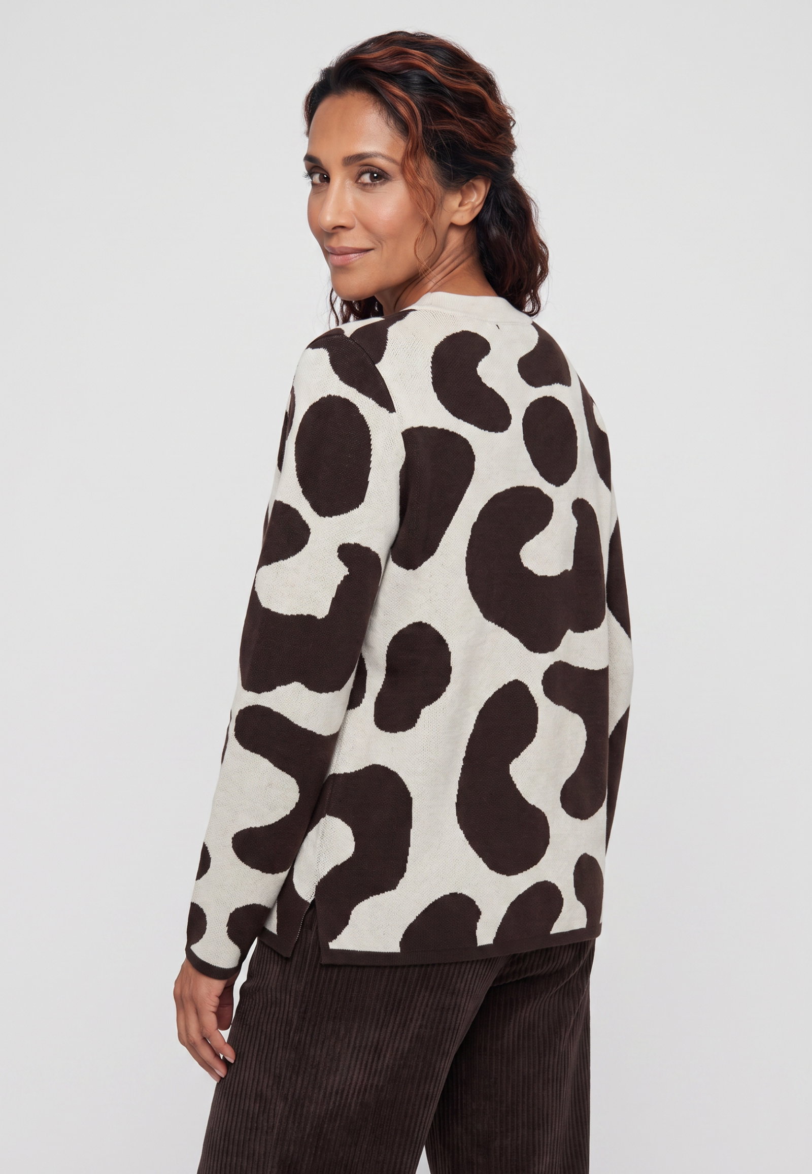 Pullover Long Sleeves, Almond Beige Mel. #2