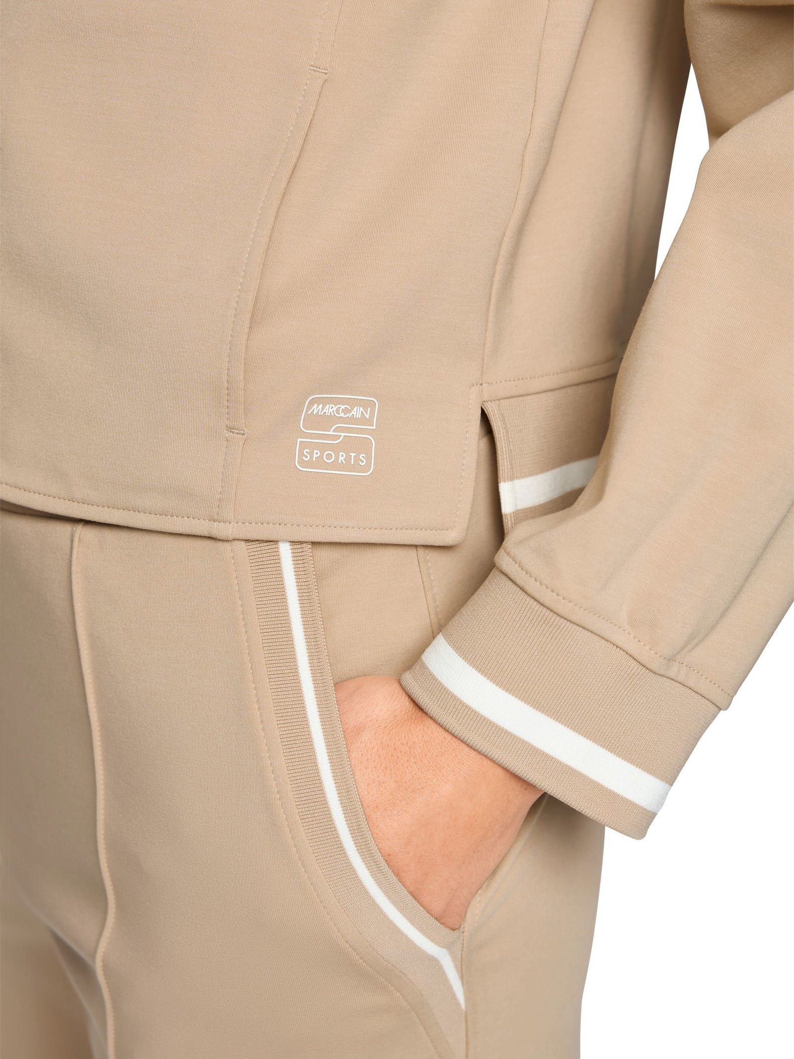 Marc Cain Sports |  Marc Cain Sports Kurzblazer  | 38 | light stone