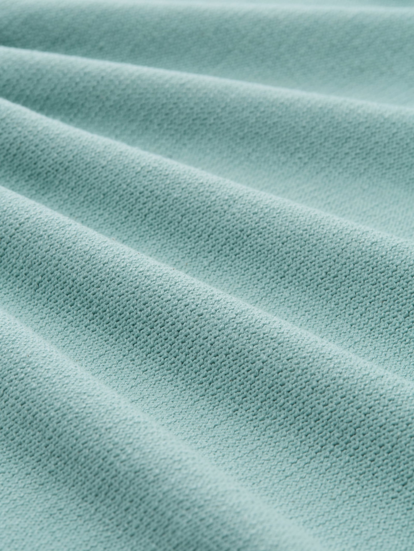 basic fine stripe crew neck kn, dusty horizon mint #2