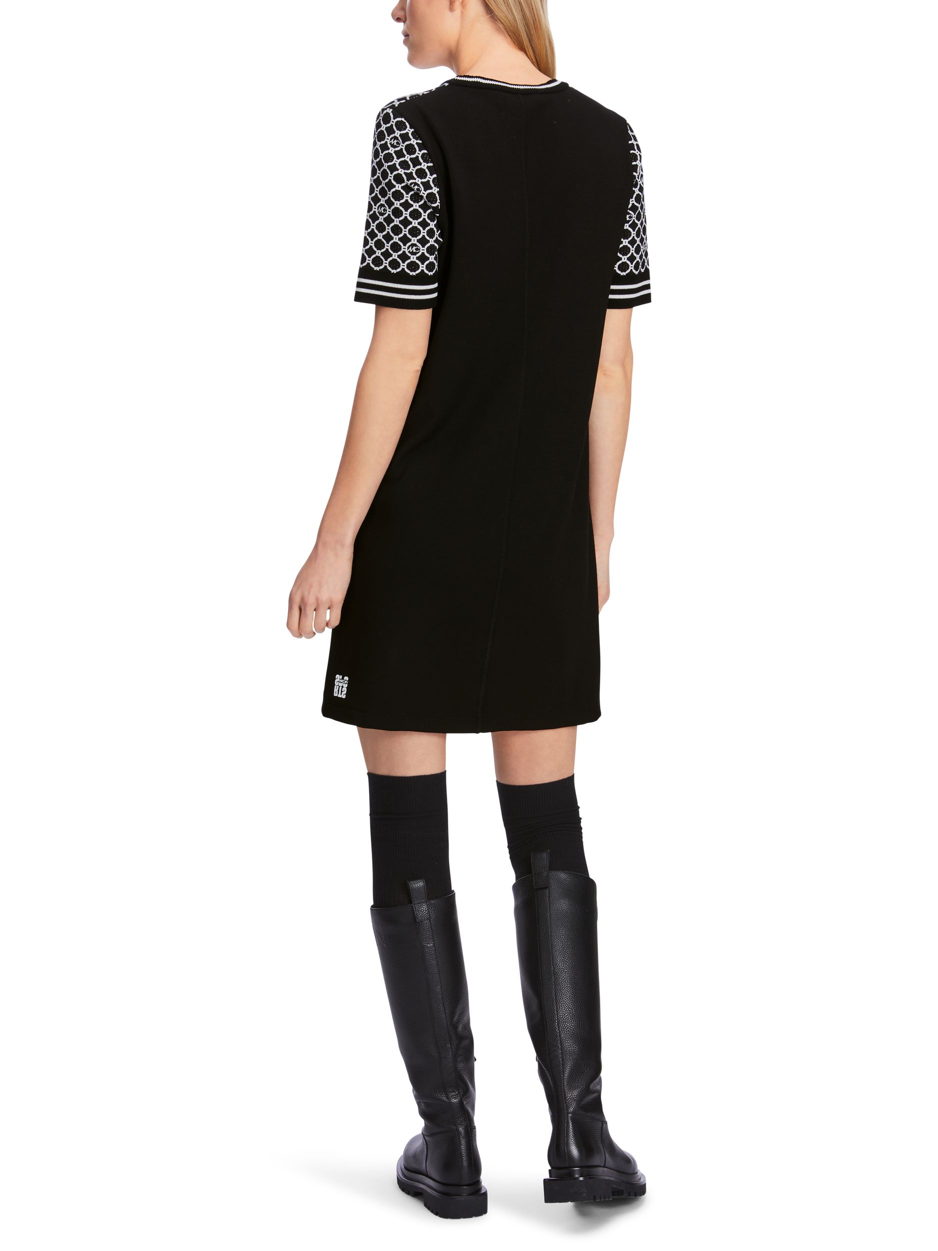 Marc Cain Sports |  Marc Cain Sports Strickkleid  | 38 | black and white