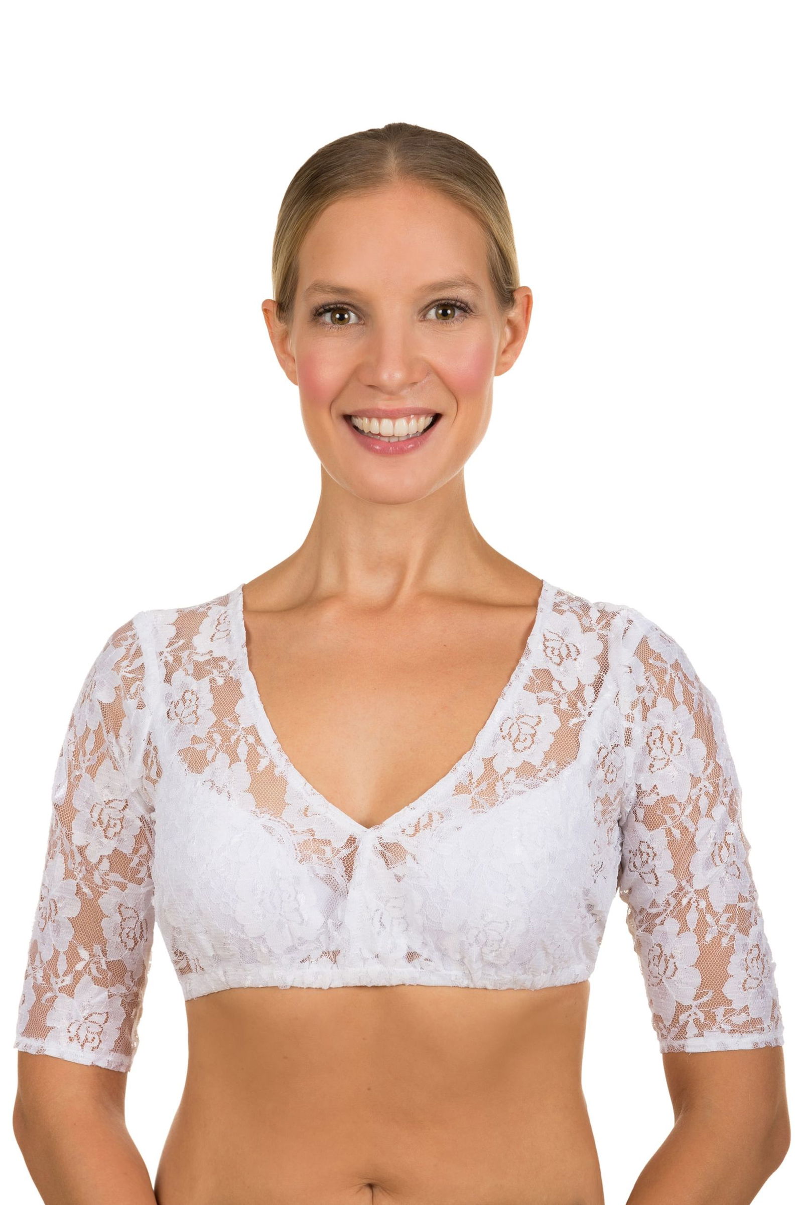 821b9a006d3de8fe58375878ea94439c Edelnice | Edelnice Dirndlbluse "Mia" | 38 | miami mint