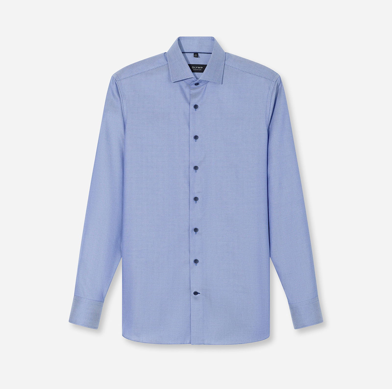 OLYMP Signature | OLYMP Signature Hemd Slim Fit | 42 | rauchblau