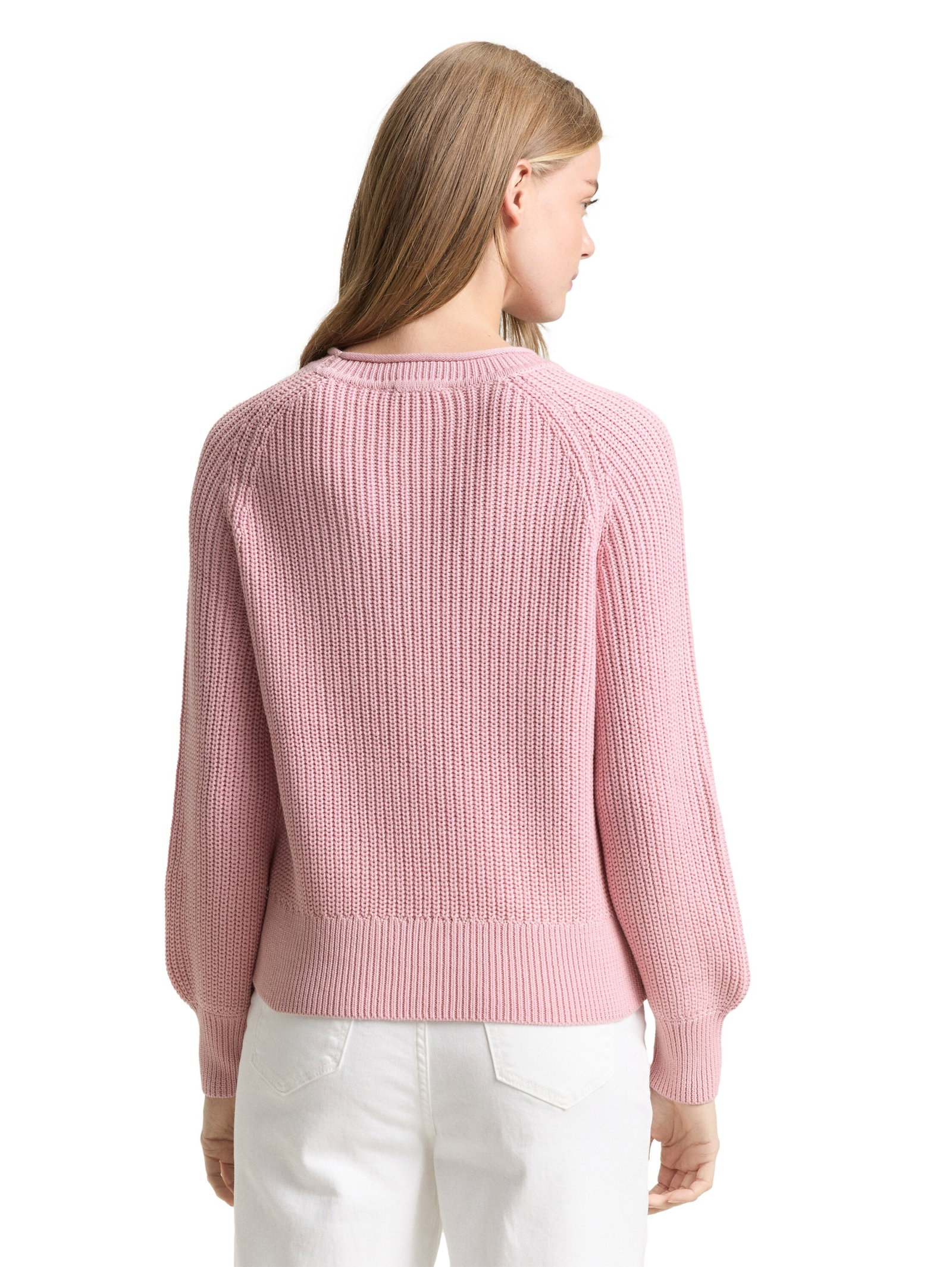 Strickpullover mit leichten Ballonärmeln #4