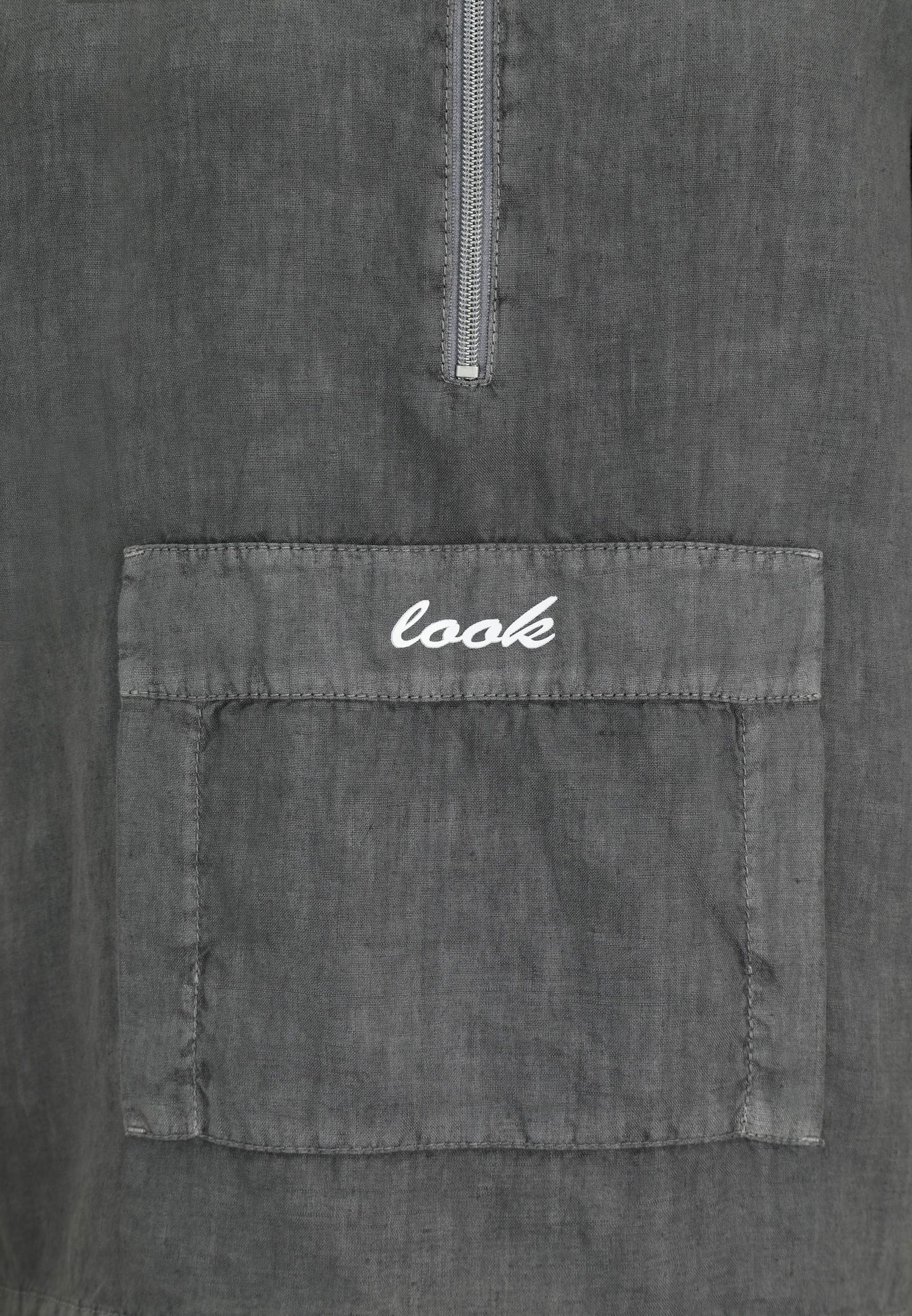 Doris Streich |  Doris Streich Druckbluse  | 46 | mittelgrau