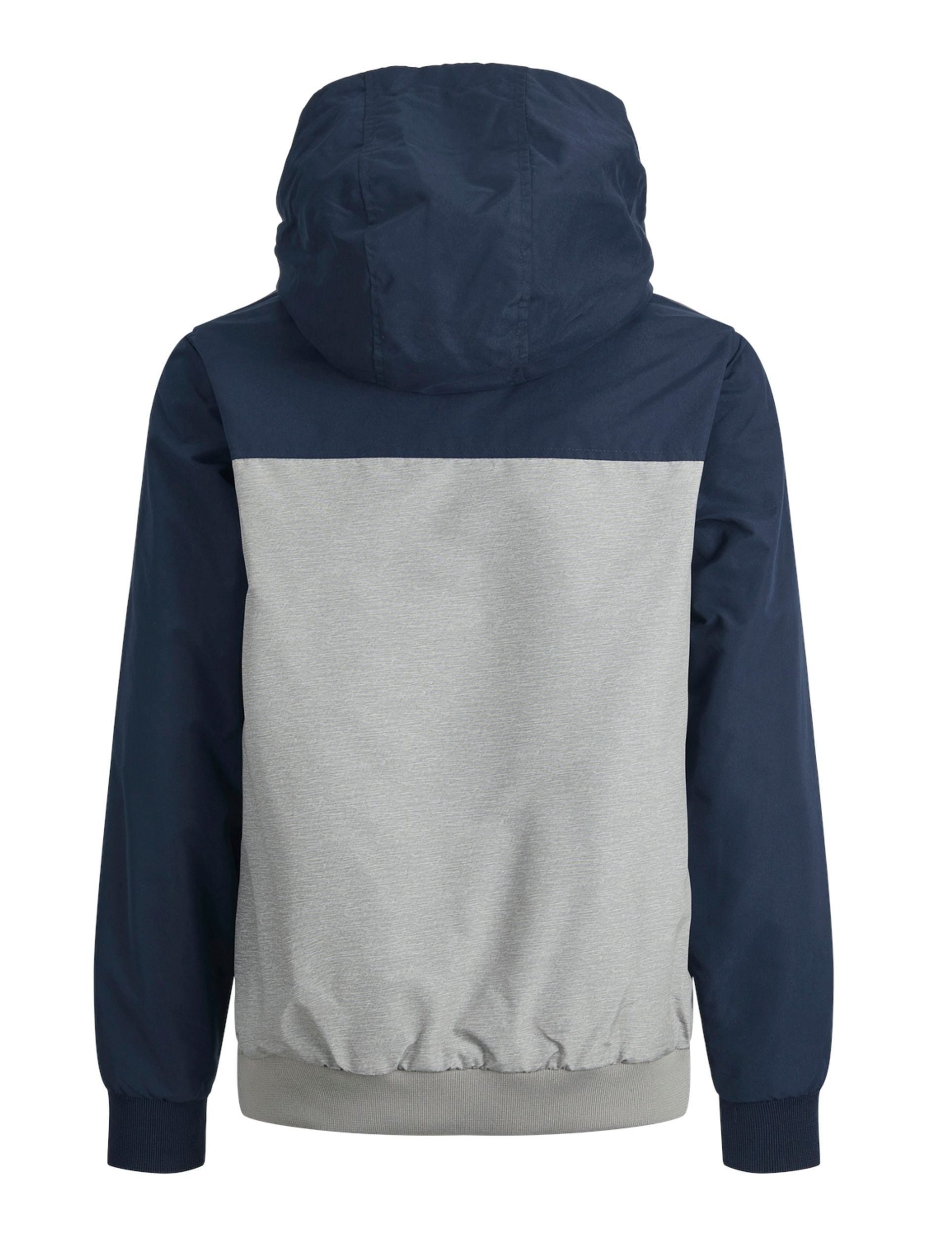 Jack&Jones |  JJERUSH BLOCKING HOOD BOMBER NOOS JNR | 164 | navy blazer