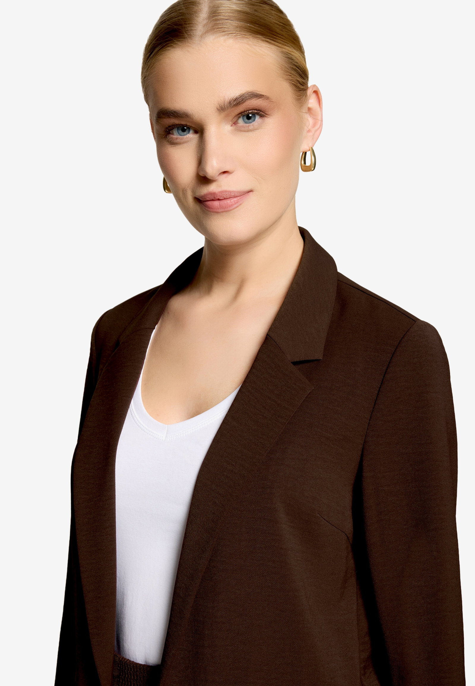 Blazerjacke Lang 3/4 Arm, Chocolate Plum #5