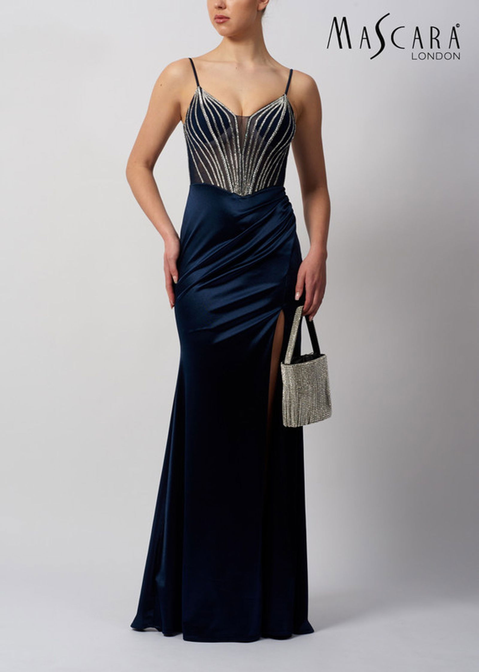 Mascara |  Mascara Langes Kleid  | 38 | blau